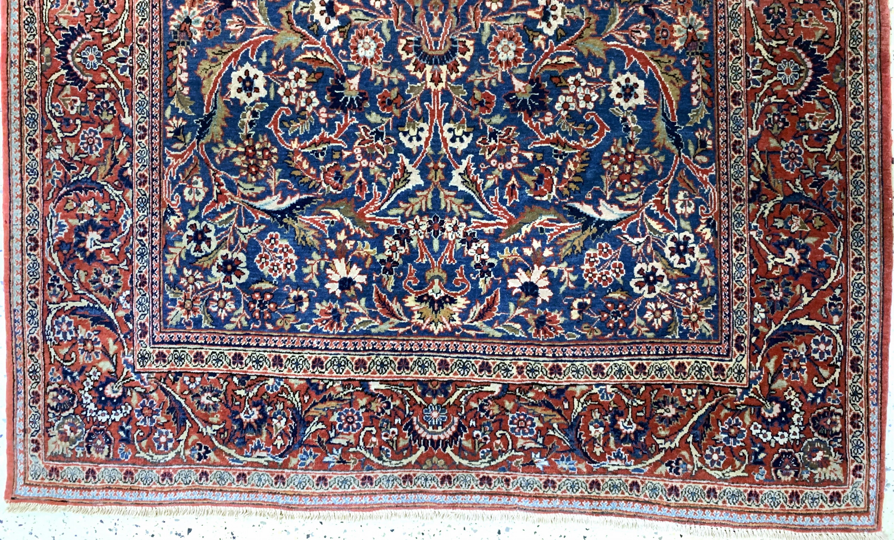 Detail b: Keschan Kork fein, Persien, Anfang 20.Jhd, Korkwolle auf Baumwolle, ca. 200 x 134 cm, EHZ: 2
