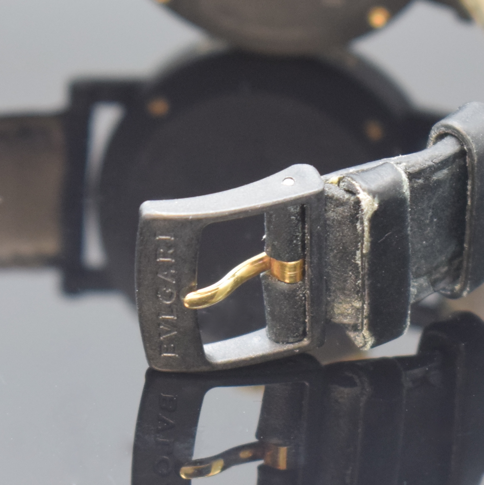 Detail b: BULGARI Carbongold auf 999 Stück limitierter Armbandchronograph Referenz BB 38 CL CH Paris-Edition, Schweiz um 2010, quarz, Carbon- Geh. inkl. orig. ...