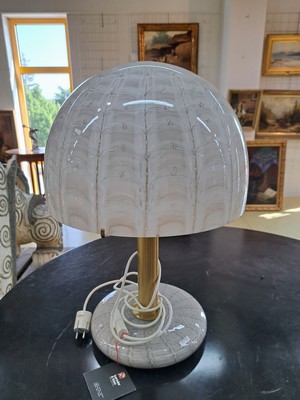 26884187c - Große Pilzlampe, Murano, Barovier & Toso, Modell 6000, großer Pilz mit ...
