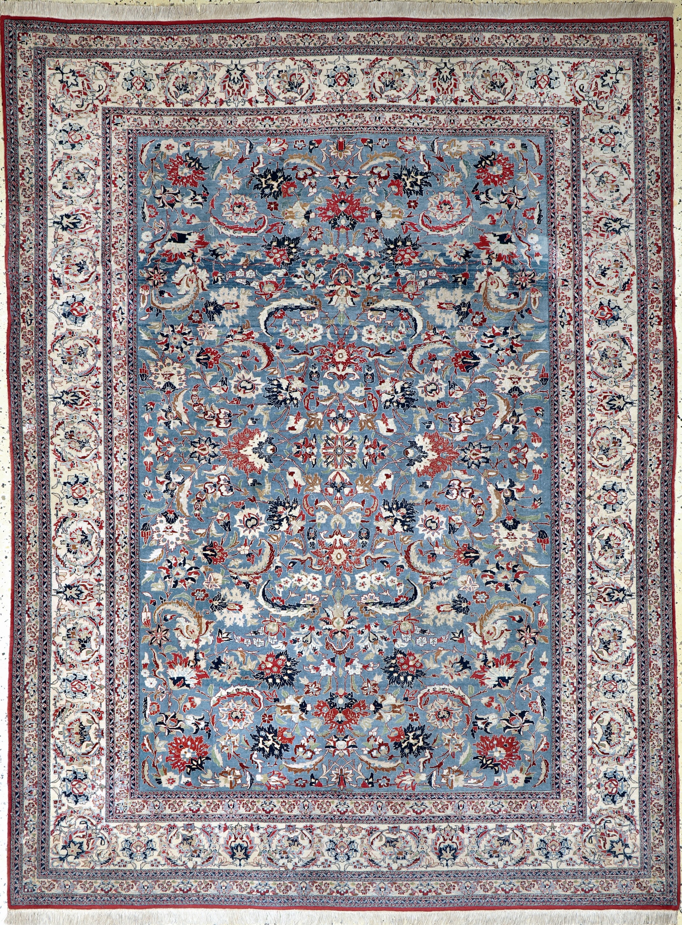 Nain"Tudeschk"fein, Persien, um 1900, Korkwolle auf Baumwolle, ca. 210 x 157 cm, EHZ: 2-3