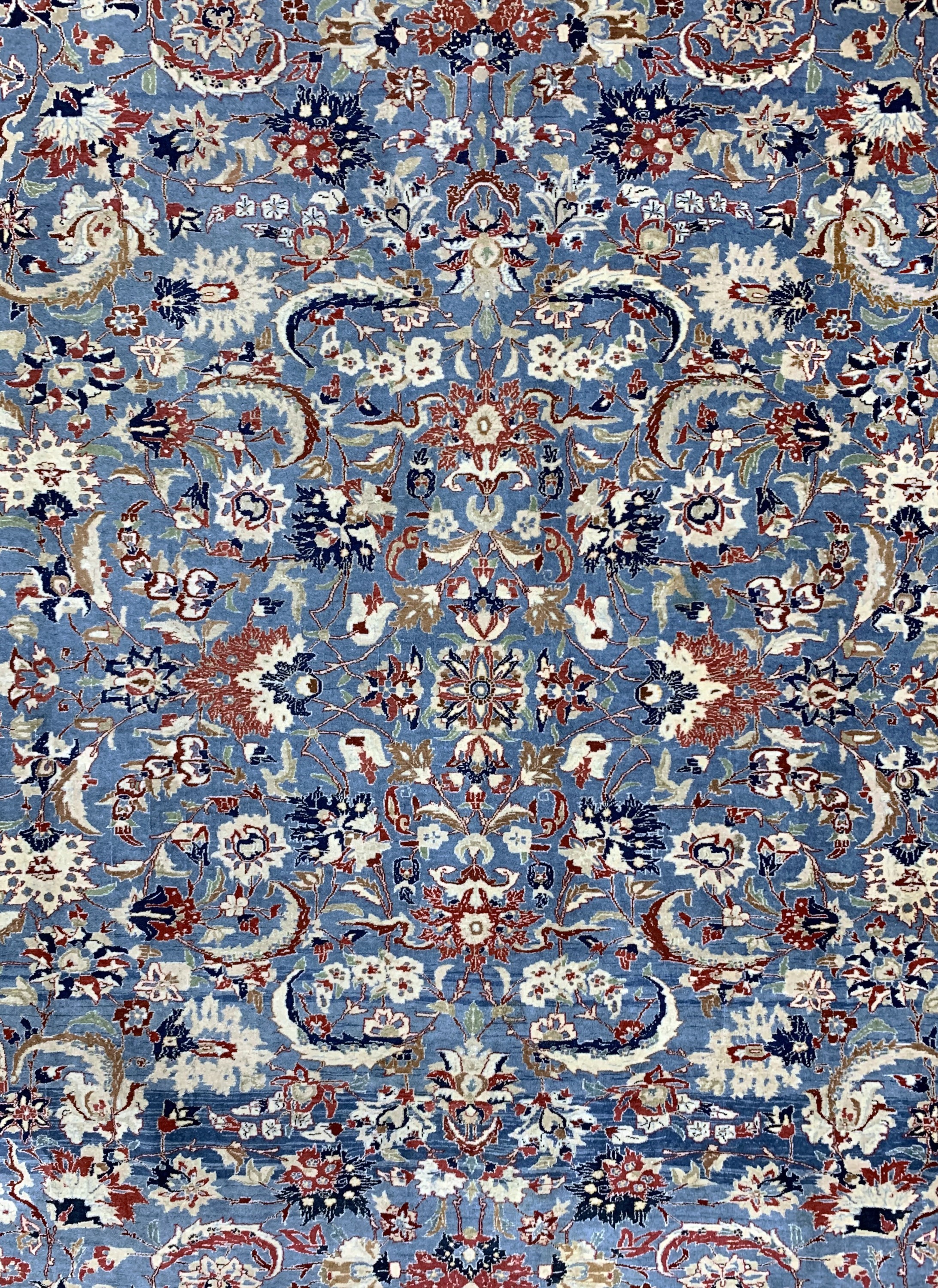 Detail c: Nain"Tudeschk"fein, Persien, um 1900, Korkwolle auf Baumwolle, ca. 210 x 157 cm, EHZ: 2-3