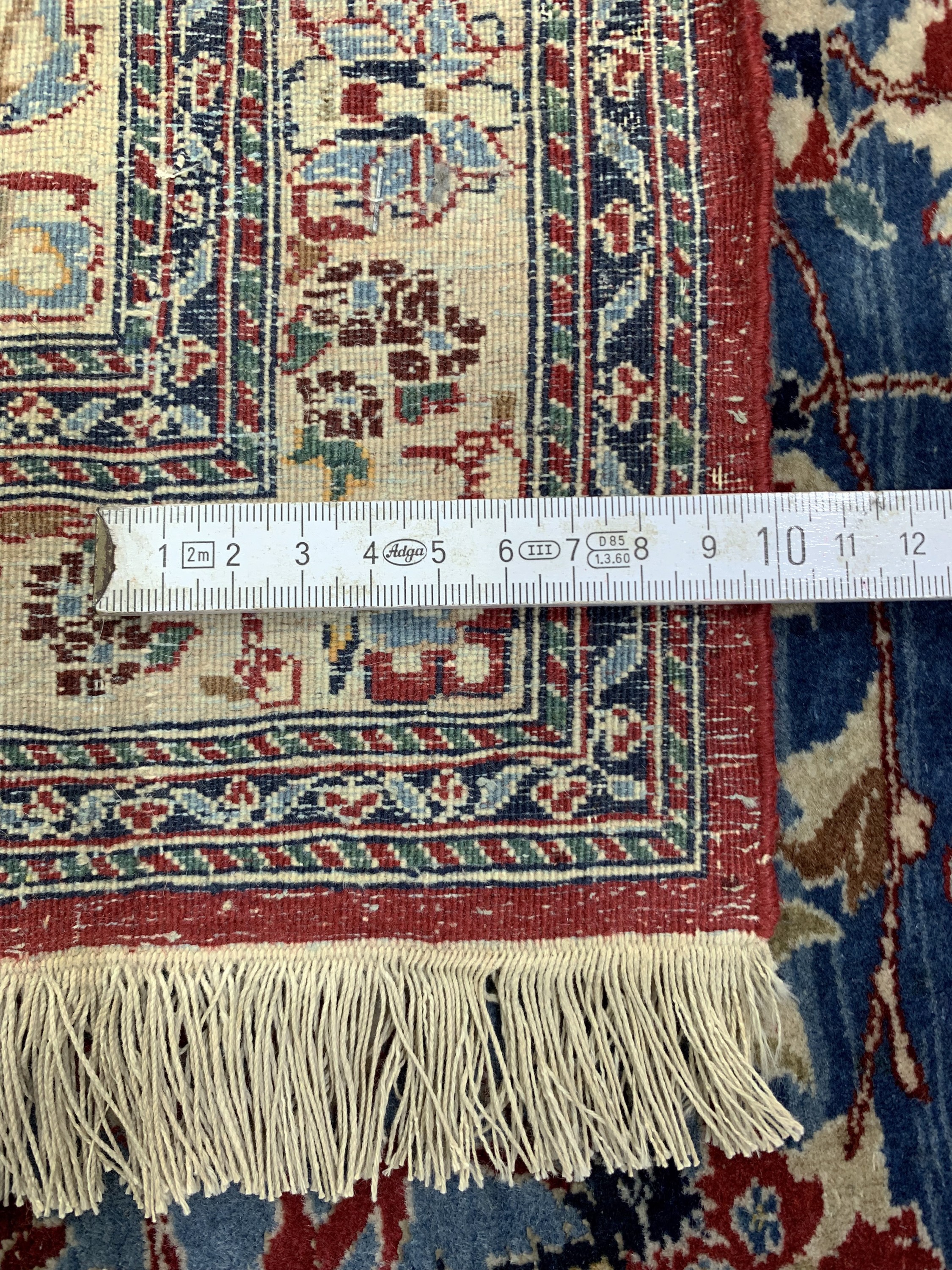 Detail e: Nain"Tudeschk"fein, Persien, um 1900, Korkwolle auf Baumwolle, ca. 210 x 157 cm, EHZ: 2-3