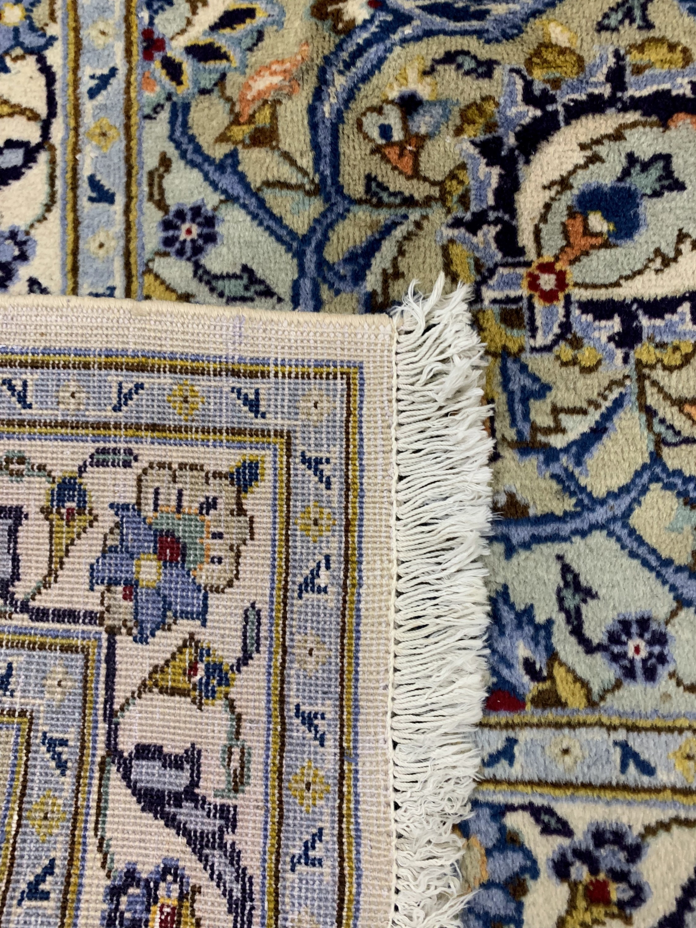 Detail g: Keschan, Persien, Ende 20.Jhd, Wolle auf Baumwolle, ca. 410 x 295 cm, Reinigungsbedürftig, EHZ: 2