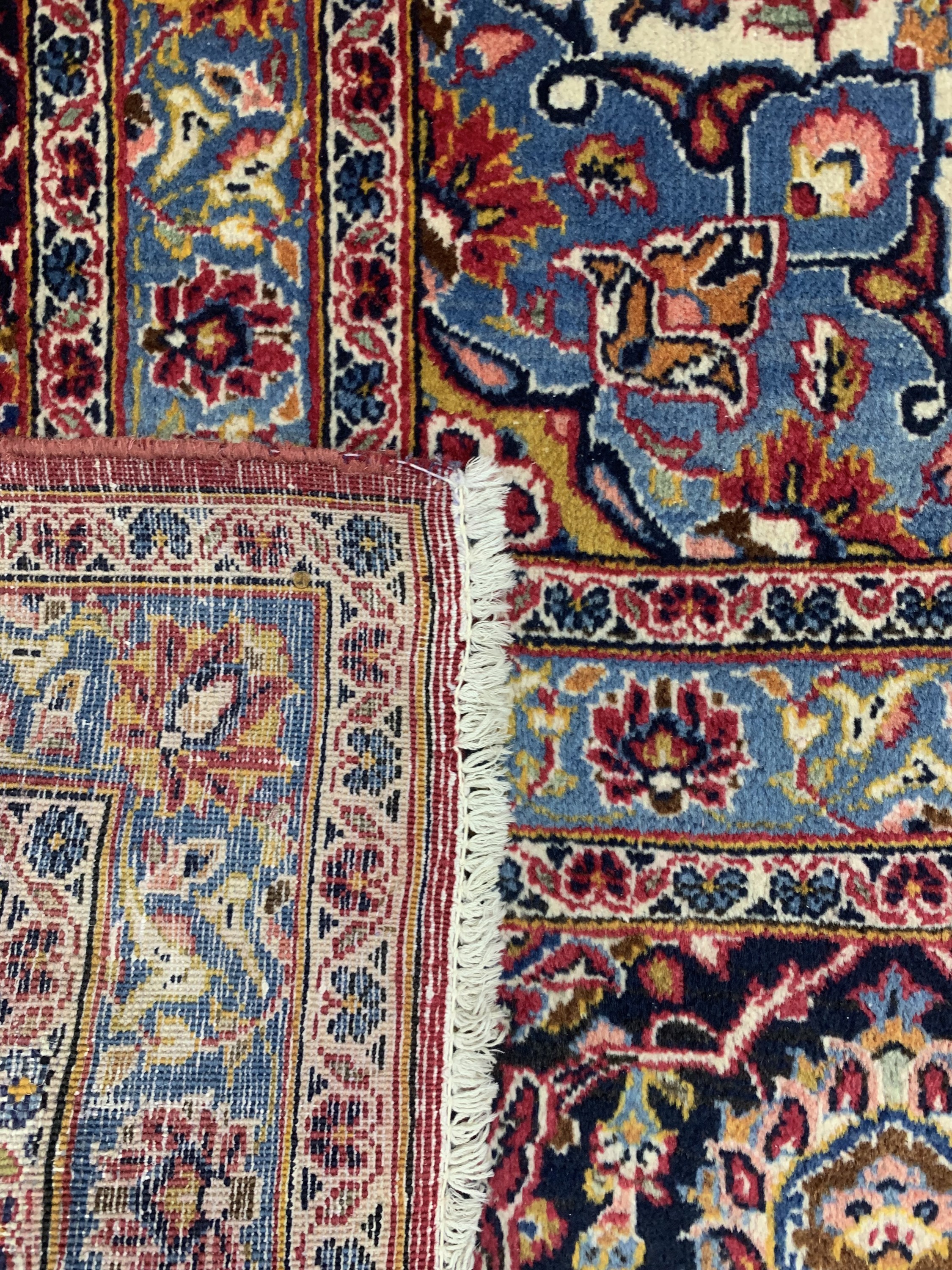 Detail i: Keschan, Persien, Ende 20.Jhd, Wolle auf Baumwolle, ca. 460 x 314 cm, EHZ: 3
