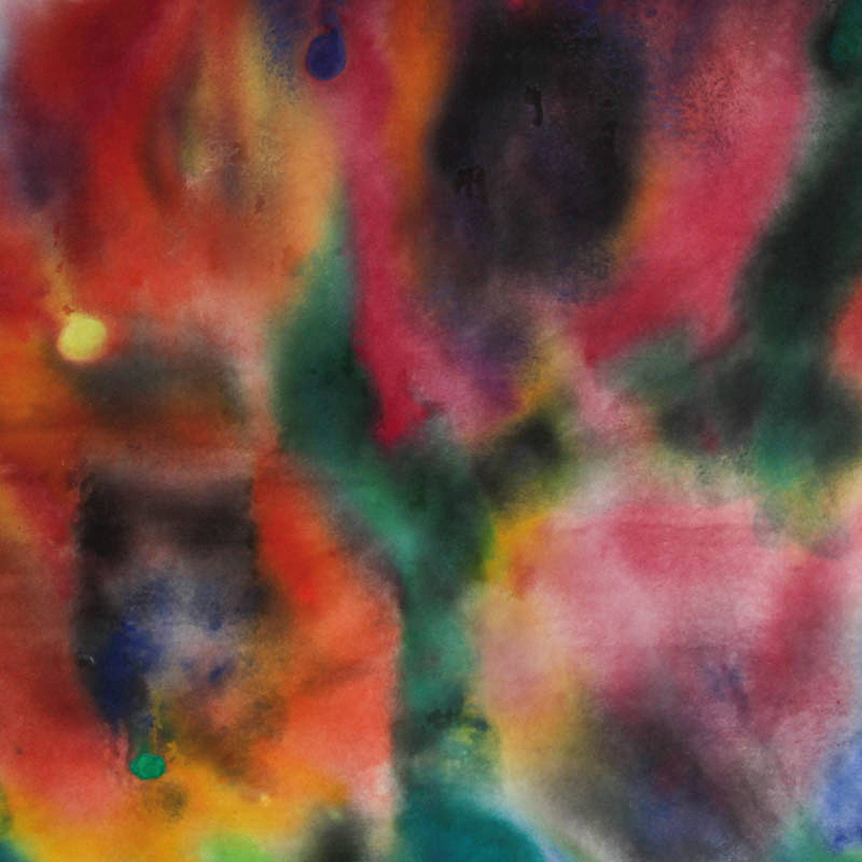 Detail l: Lothar Malskat, 1912 Königsberg-1988 Lübeck,Blumen, Aquarell auf Papier, nass in nass gemalt, rechts unten signiert, ca. 75x55cm, u.Gl., R. ca. ...