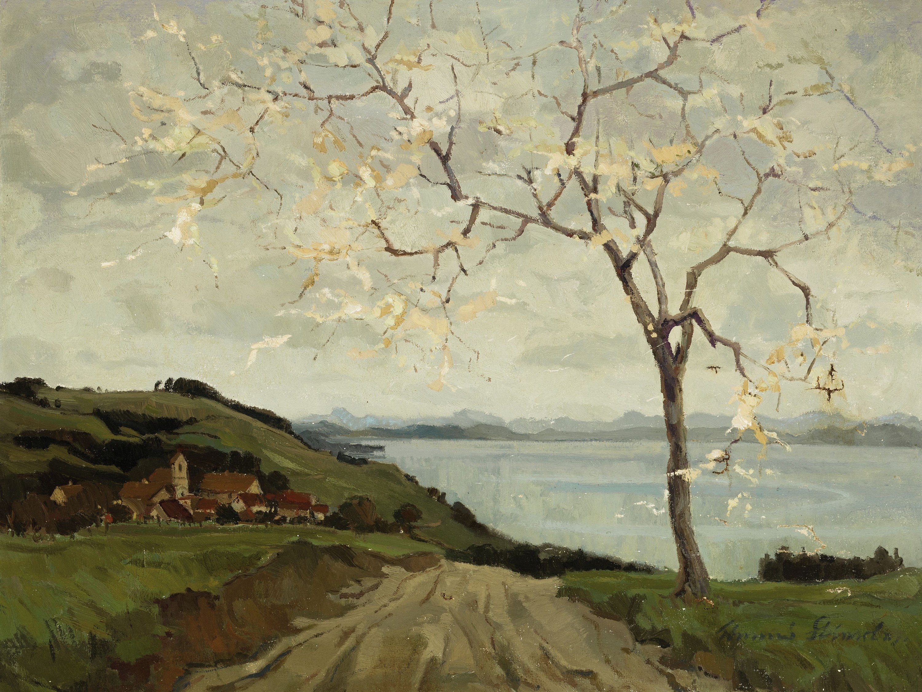 Edmund Stierle, Stuttgarter Maler des frühen 20. Jh., stellte 1927 zum ersten Mal im Kunstverein aus, besonders bekannt für seine stimmungsvollen ...