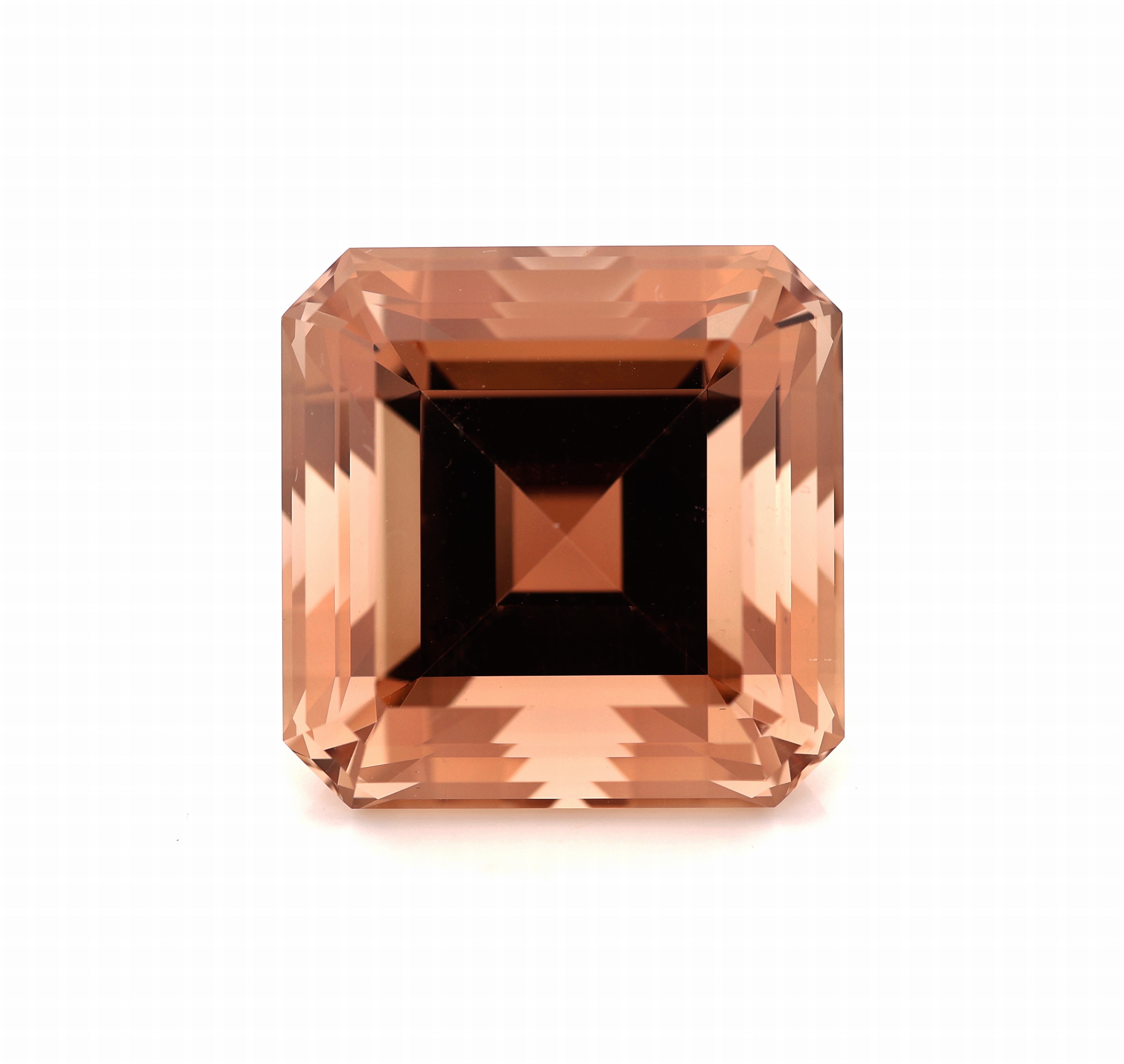 Loser Imperial Topas, ca. 38.95 ct, Assher Cut