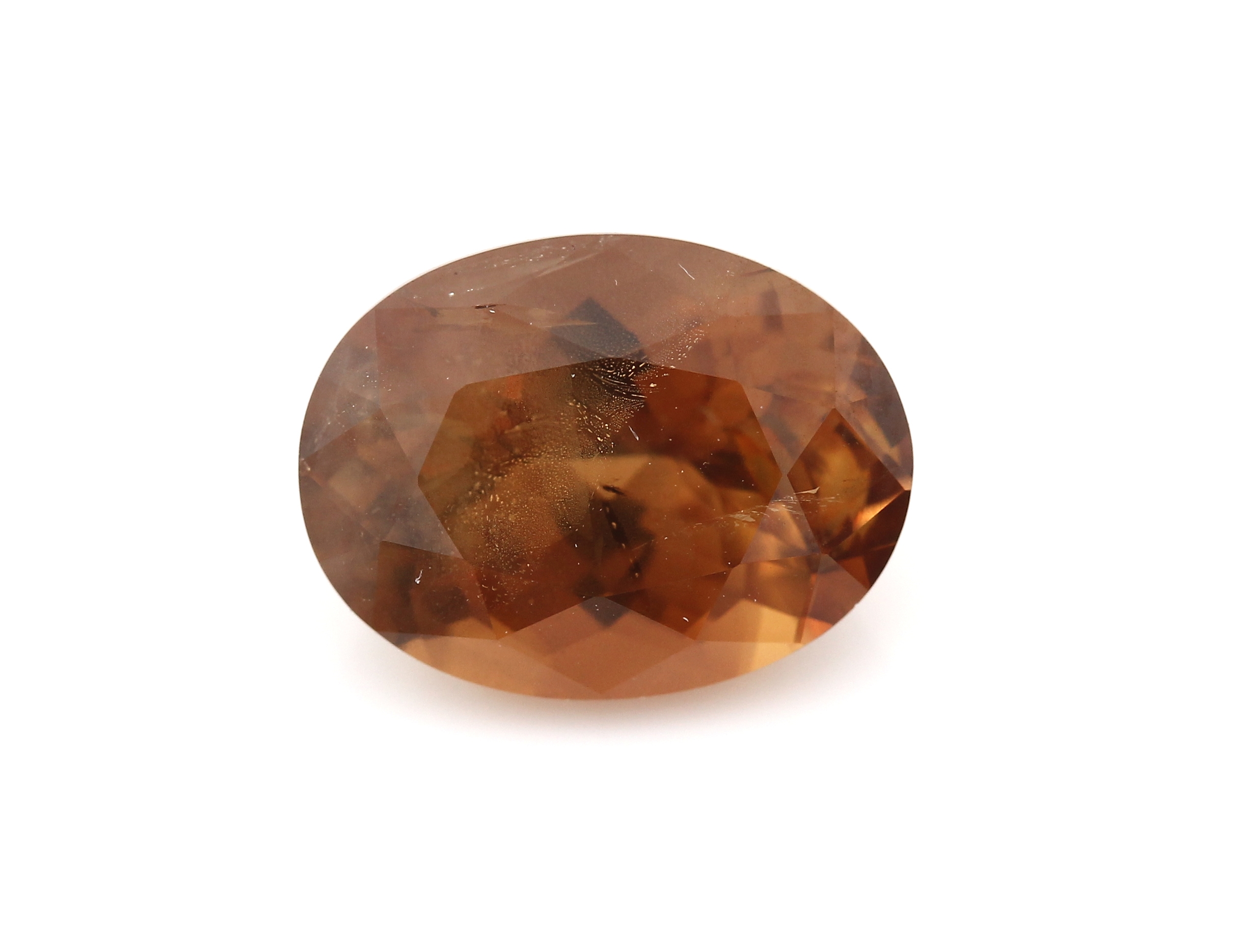 Loser Alexandrit, ca. 2.57 ct, ovalfacett., yellow-orange to orangy brown, mit GemologicalConsultancy Expertise