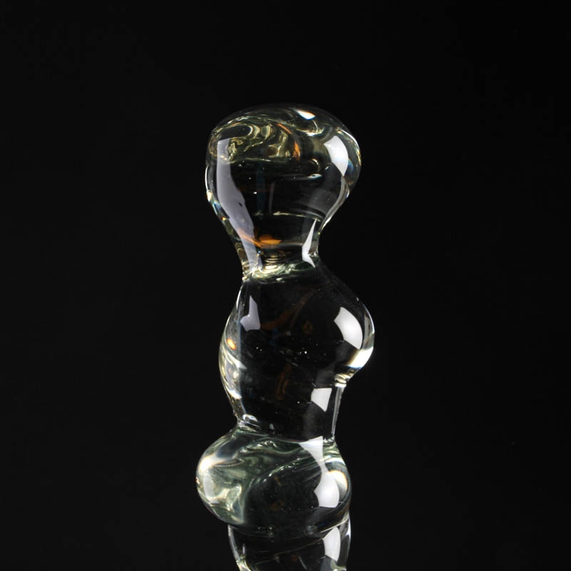Detail i: Paar Glasskulpturen, Ermanno Nason für Cenedese, Murano, Italien, 1960/70er-Jahre, 1x schwach grün getöntes Glas, übereinander gestapelte ...