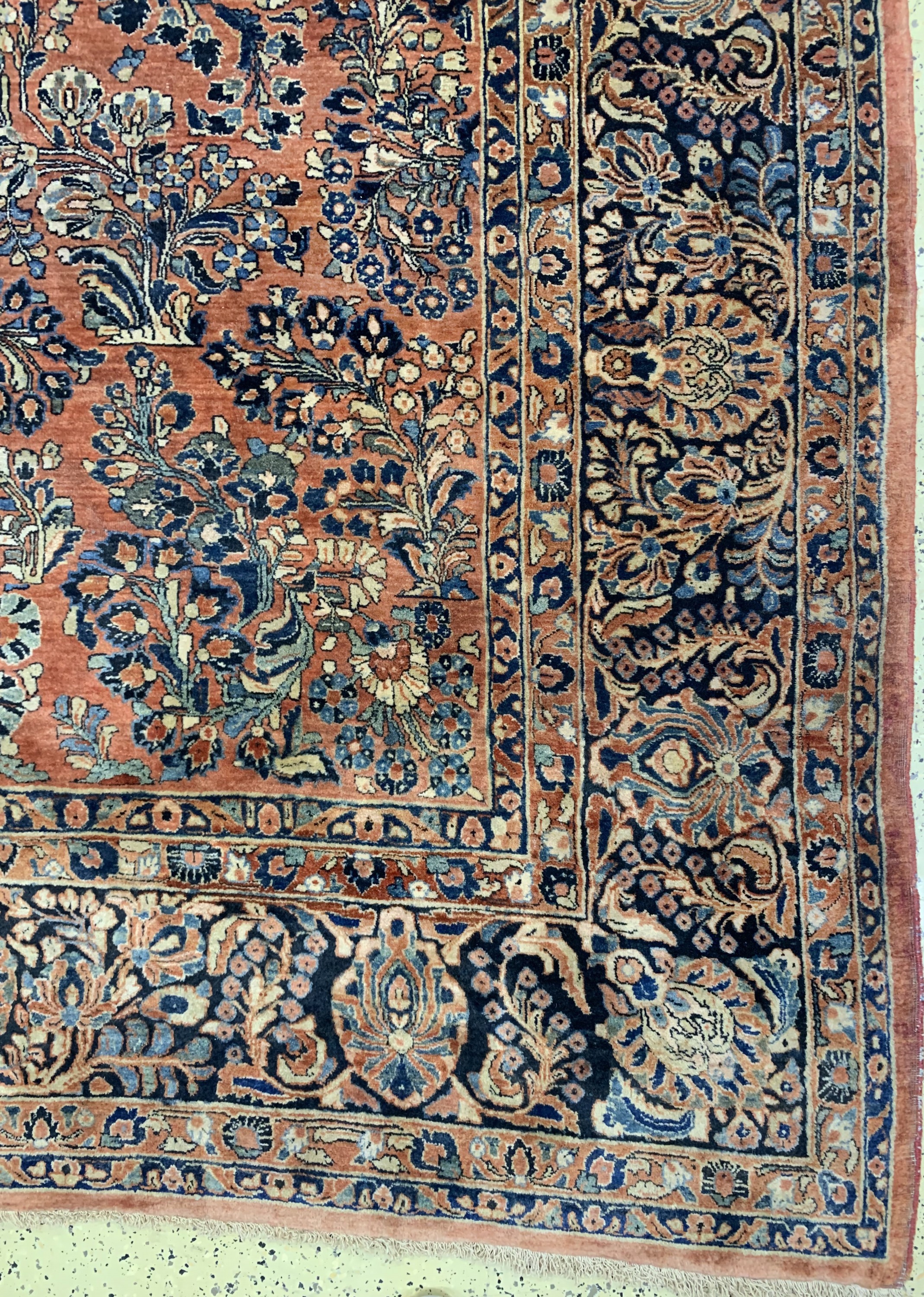 Detail a: Us Re-Import Sarogh antik, Persien, um 1900, Wolle auf Baumwolle, ca. 420 x 370 cm, EHZ: 2