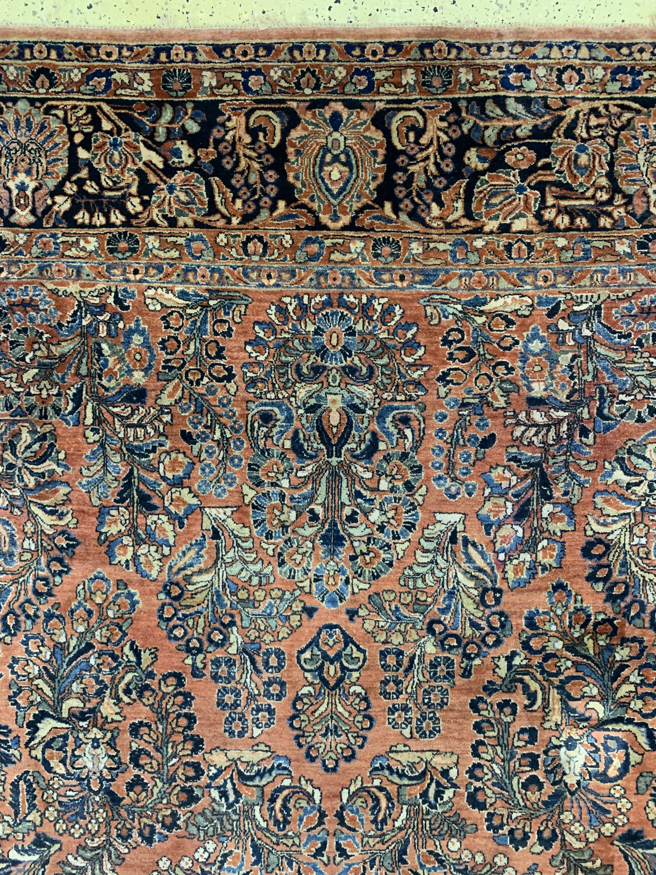 Detail f: Us Re-Import Sarogh antik, Persien, um 1900, Wolle auf Baumwolle, ca. 420 x 370 cm, EHZ: 2