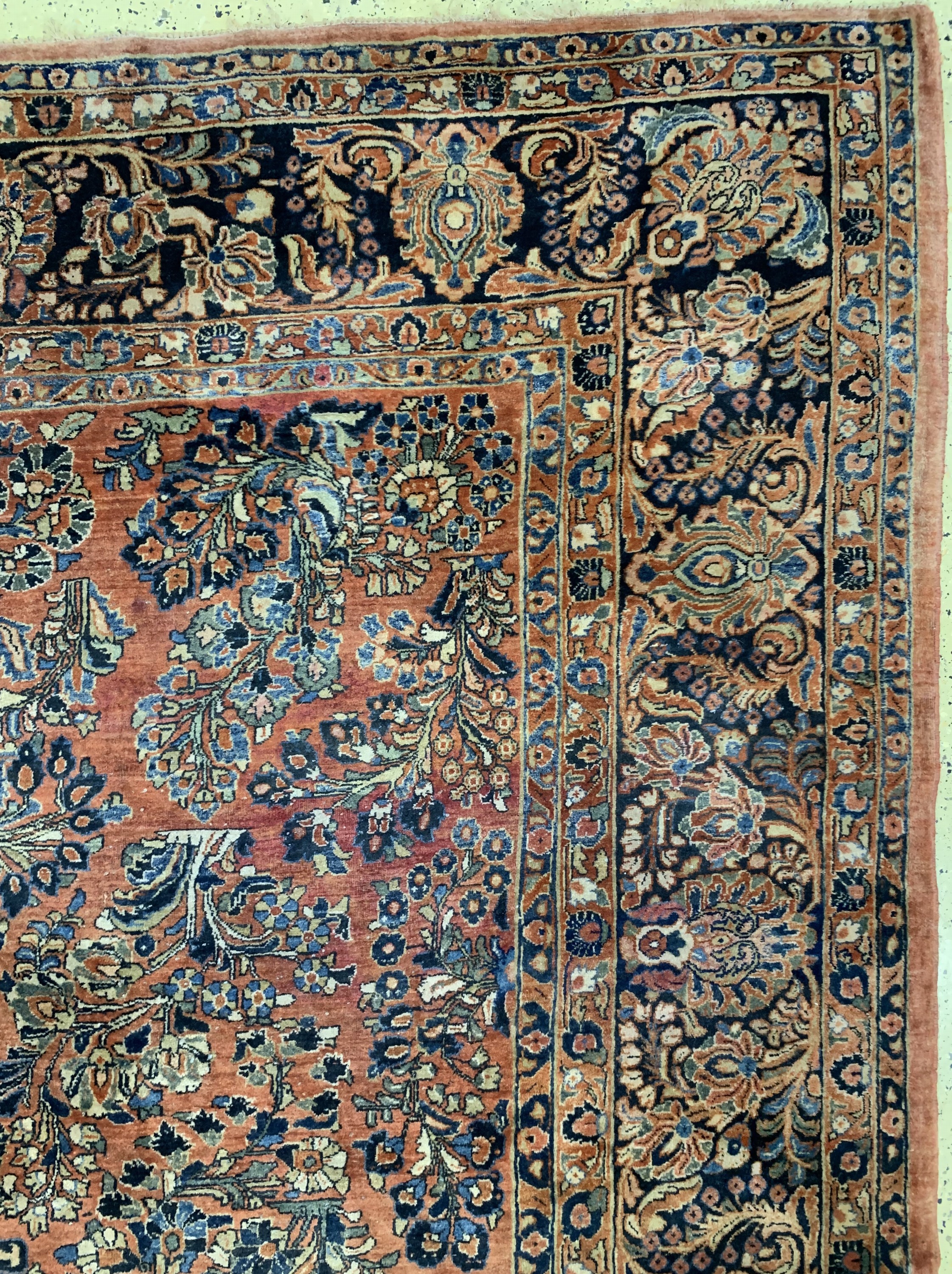 Detail g: Us Re-Import Sarogh antik, Persien, um 1900, Wolle auf Baumwolle, ca. 420 x 370 cm, EHZ: 2