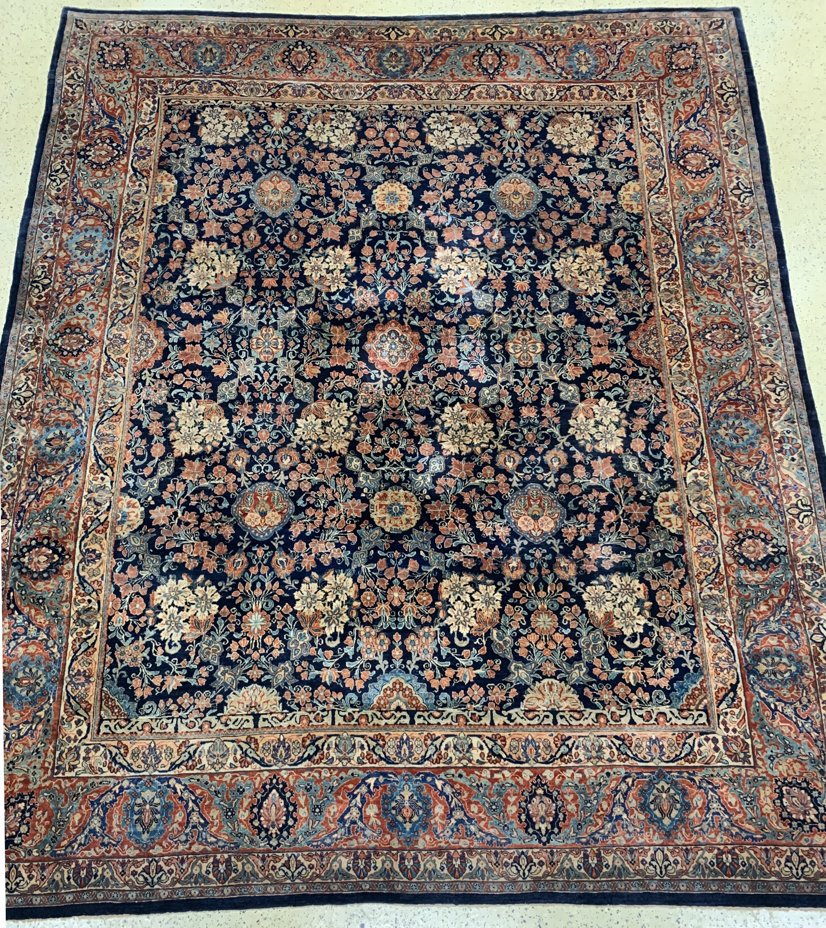 Us-Re-Import Sarogh antik, Persien, um 1900, Wolle auf Baumwolle, ca. 445 x 370 cm, EHZ: 2