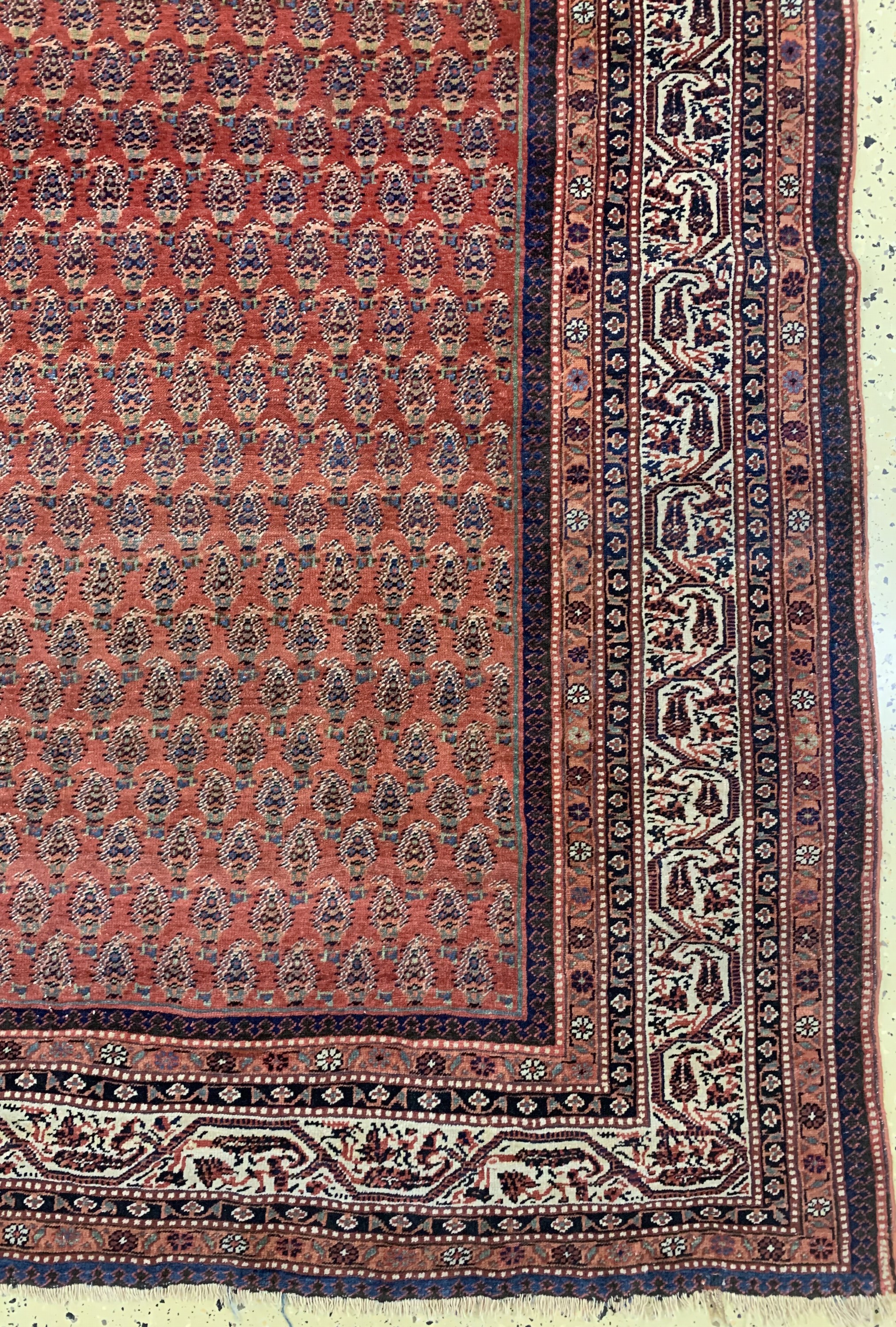 Detail a: Serabend"Kelley"antik, Persien, um 1900, Wolle auf Baumwolle, ca. 406 x 176 cm, EHZ: 3