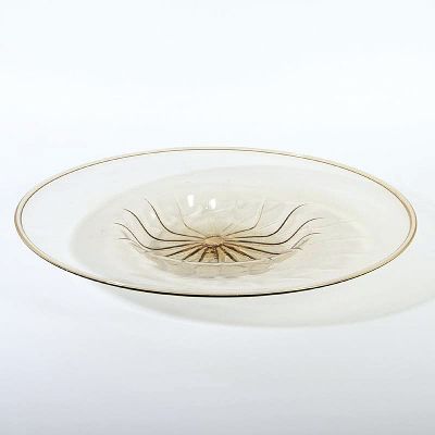 Image 26885817 - Große Glasschale, wohl Vetri Soffiati Cappellin Venini, Murano, Italien, ...