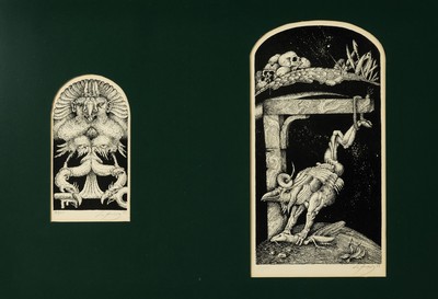 Image 26887803 - Werner Holz, 1948 Grünstadt-1991 Ludwigshafen, Phantastische Fabelwesen und ...