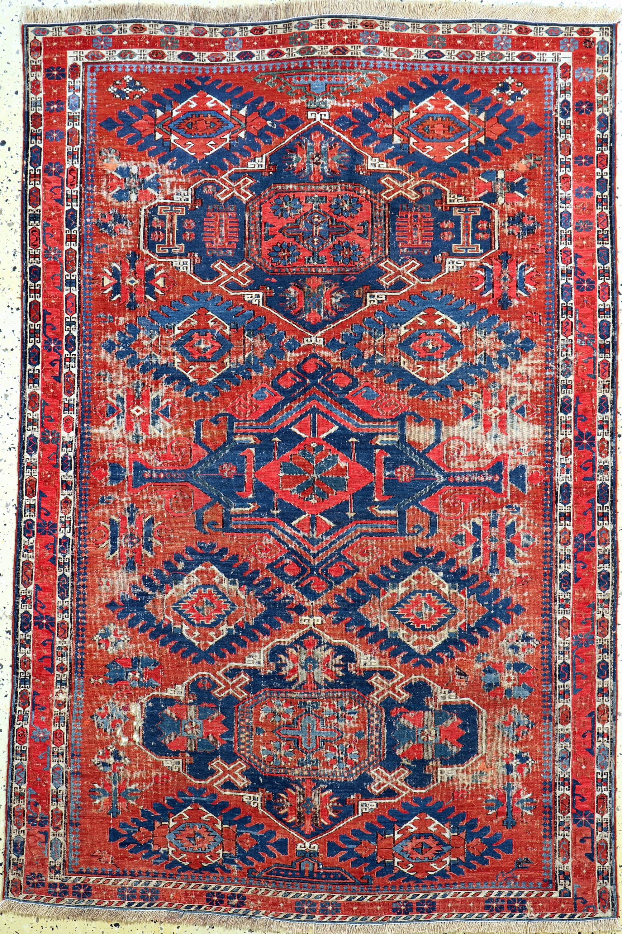 Sumakh antik, Kaukasus, um 1900, Wolle auf Wolle, ca. 184 x 124 cm, EHZ: 4