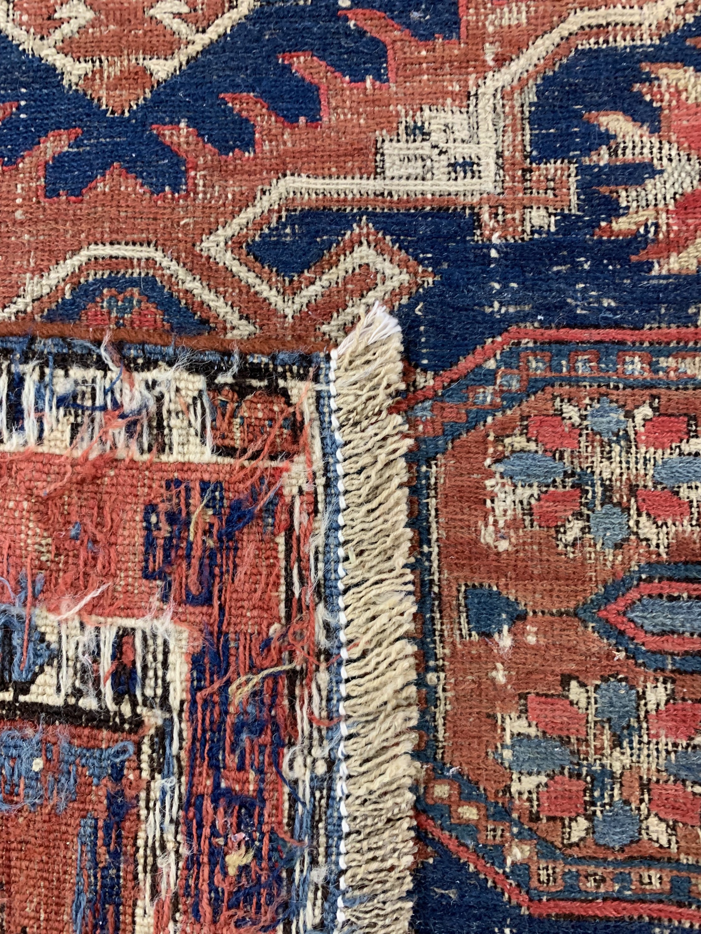 Detail f: Sumakh antik, Kaukasus, um 1900, Wolle auf Wolle, ca. 184 x 124 cm, EHZ: 4