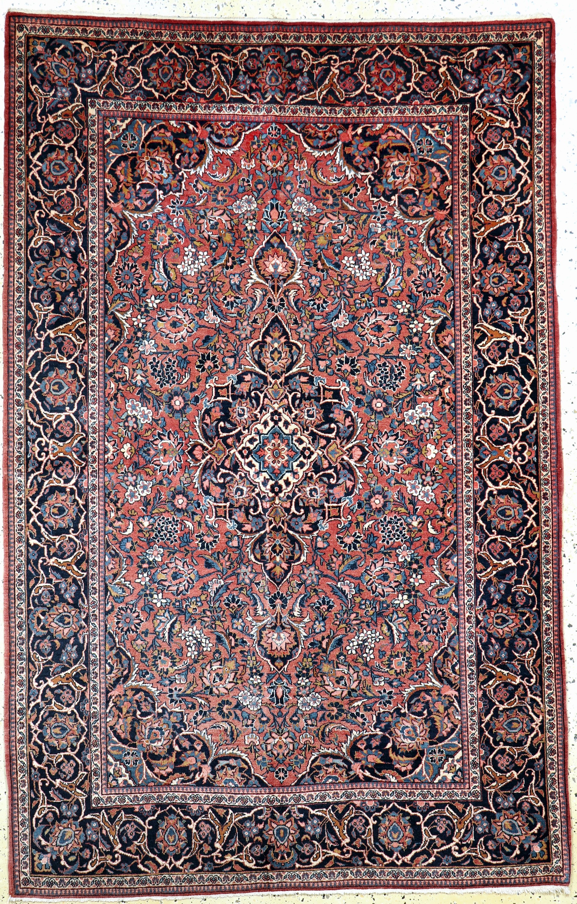 Keschan Kork alt, Persien, Mitte 20.Jhd, Korkwolle, ca. 210 x 135 cm, EHZ: 2