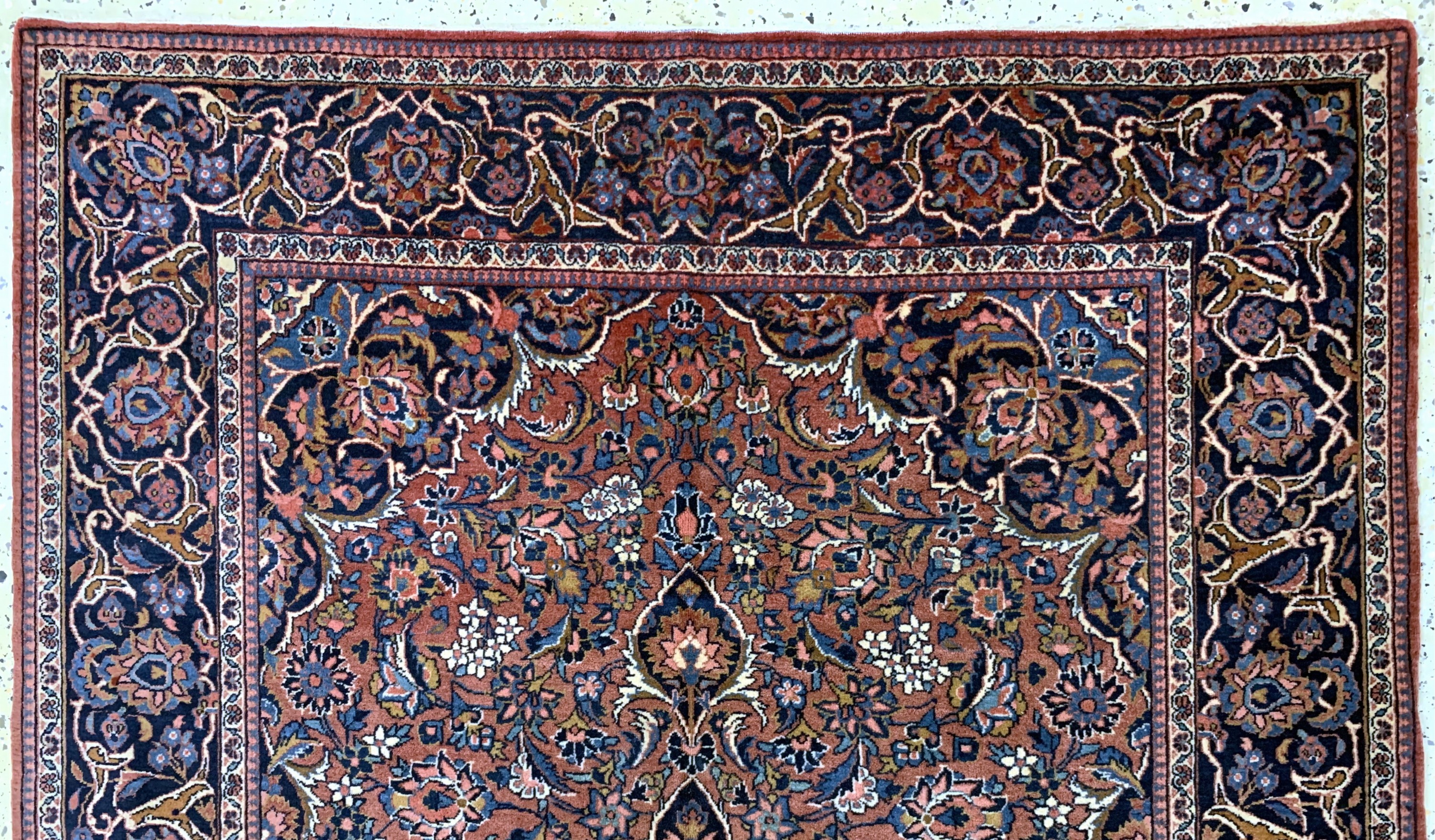 Detail a: Keschan Kork alt, Persien, Mitte 20.Jhd, Korkwolle, ca. 210 x 135 cm, EHZ: 2