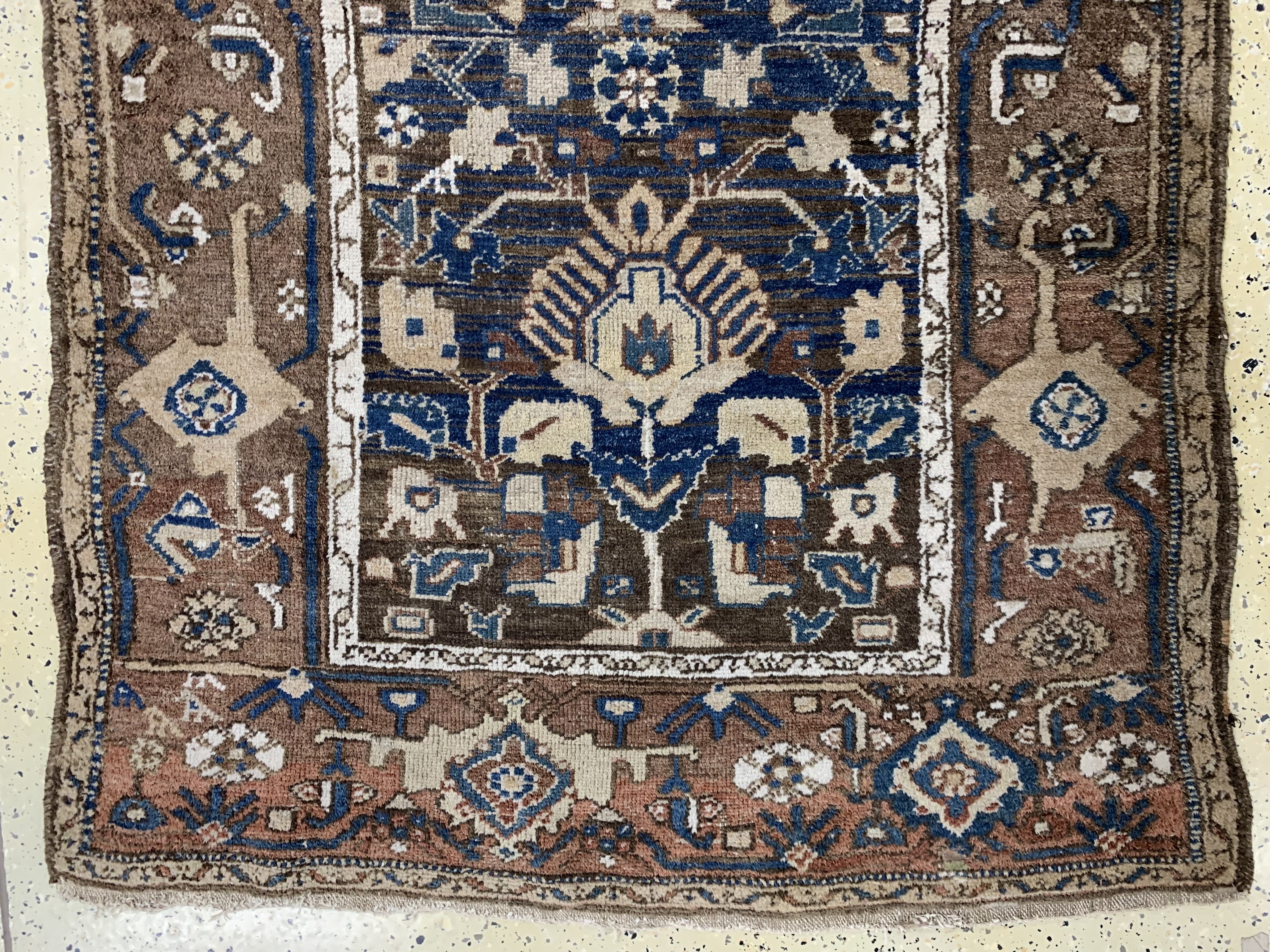 Detail f: Konvolut aus 4 Persische Brücken, Anfang 20.Jhd, Wolle auf Baumwolle, ca. 199 x 138 cm, EHZ: 2-3