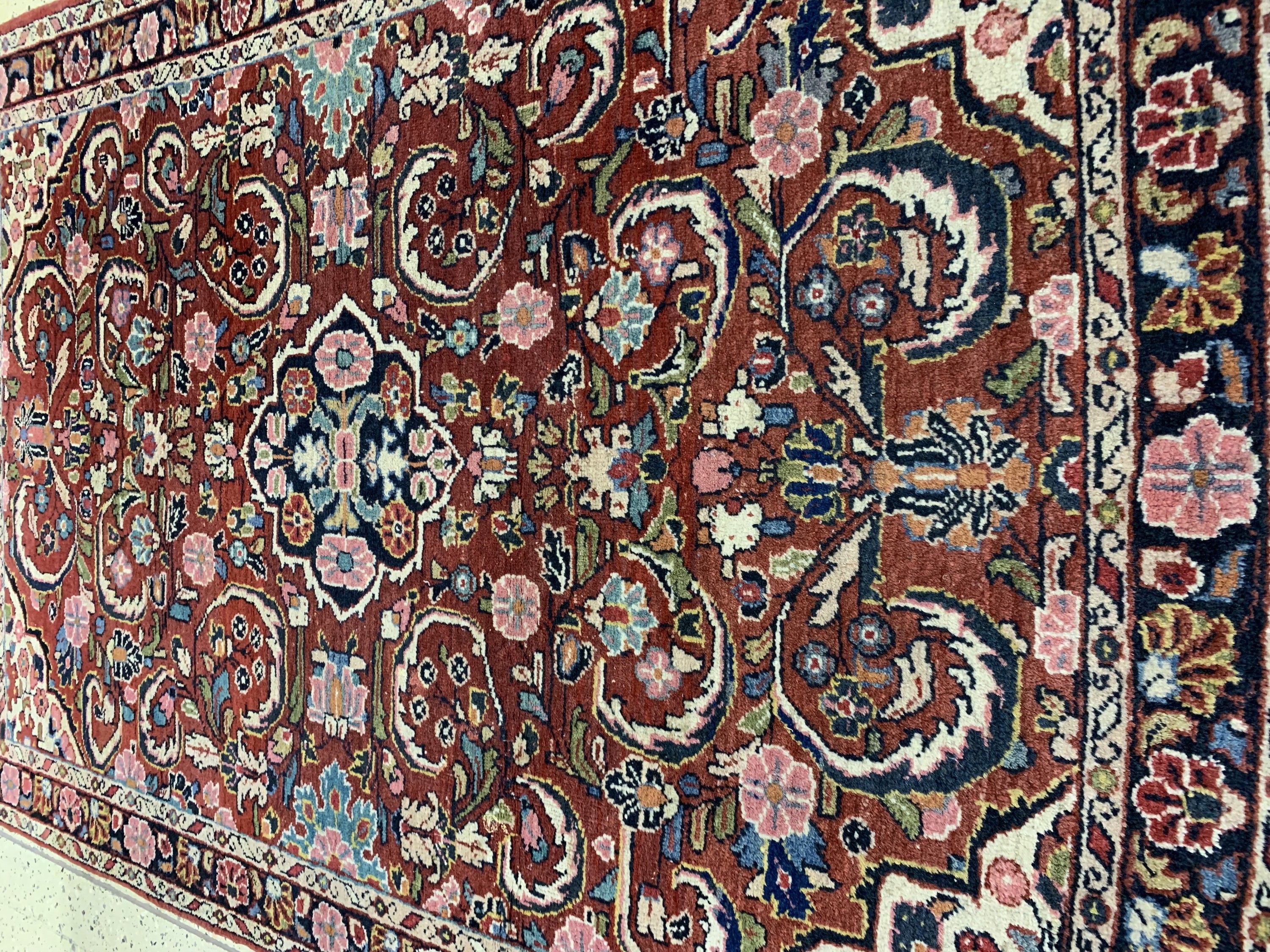 Detail k: Konvolut aus 4 Persische Brücken, Anfang 20.Jhd, Wolle auf Baumwolle, ca. 199 x 138 cm, EHZ: 2-3