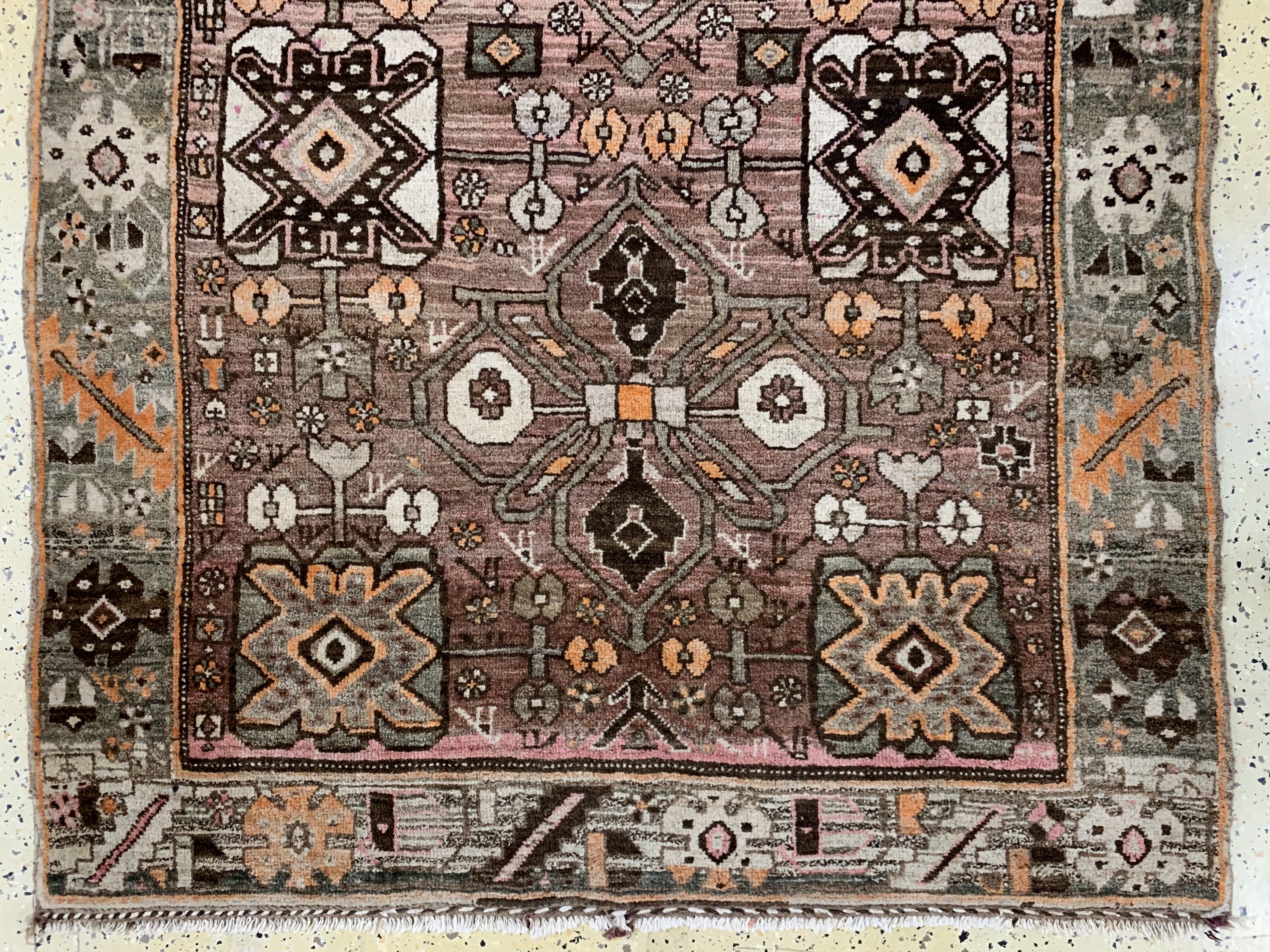 Detail m: Konvolut aus 4 Persische Brücken, Anfang 20.Jhd, Wolle auf Baumwolle, ca. 199 x 138 cm, EHZ: 2-3