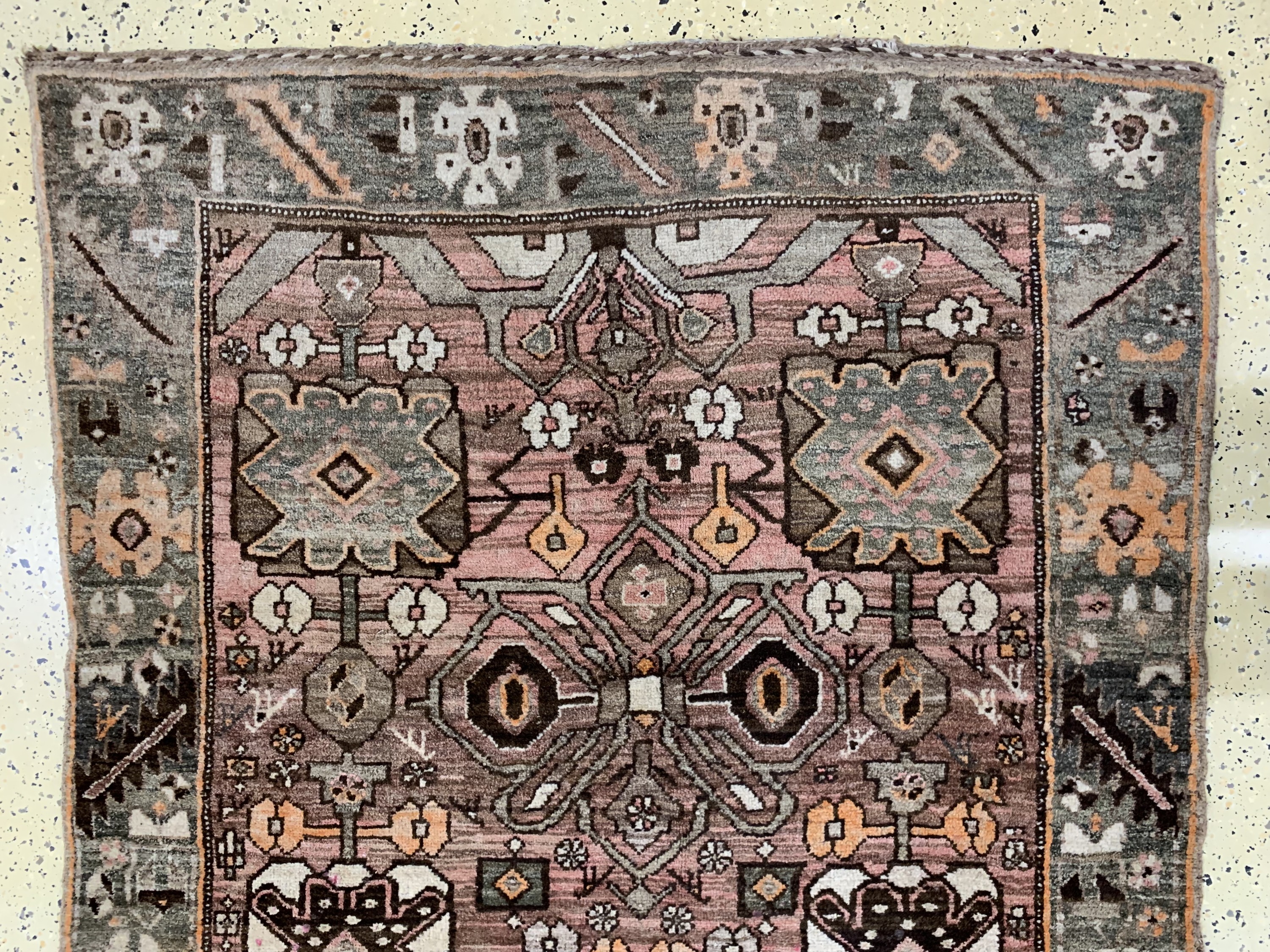 Detail n: Konvolut aus 4 Persische Brücken, Anfang 20.Jhd, Wolle auf Baumwolle, ca. 199 x 138 cm, EHZ: 2-3