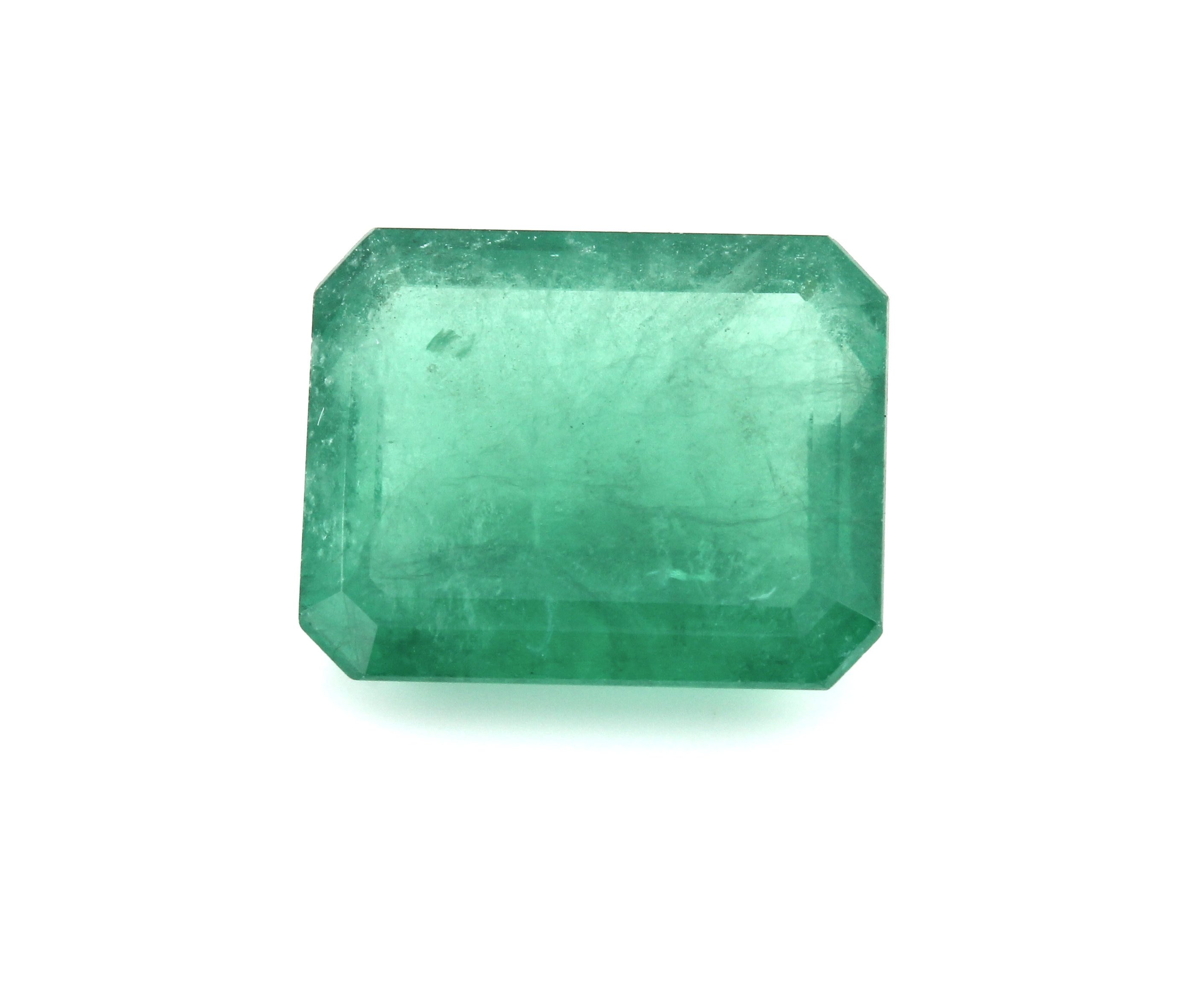Loser Smaragd, ca. 4.5 ct, oktogonaler Treppenschliff
