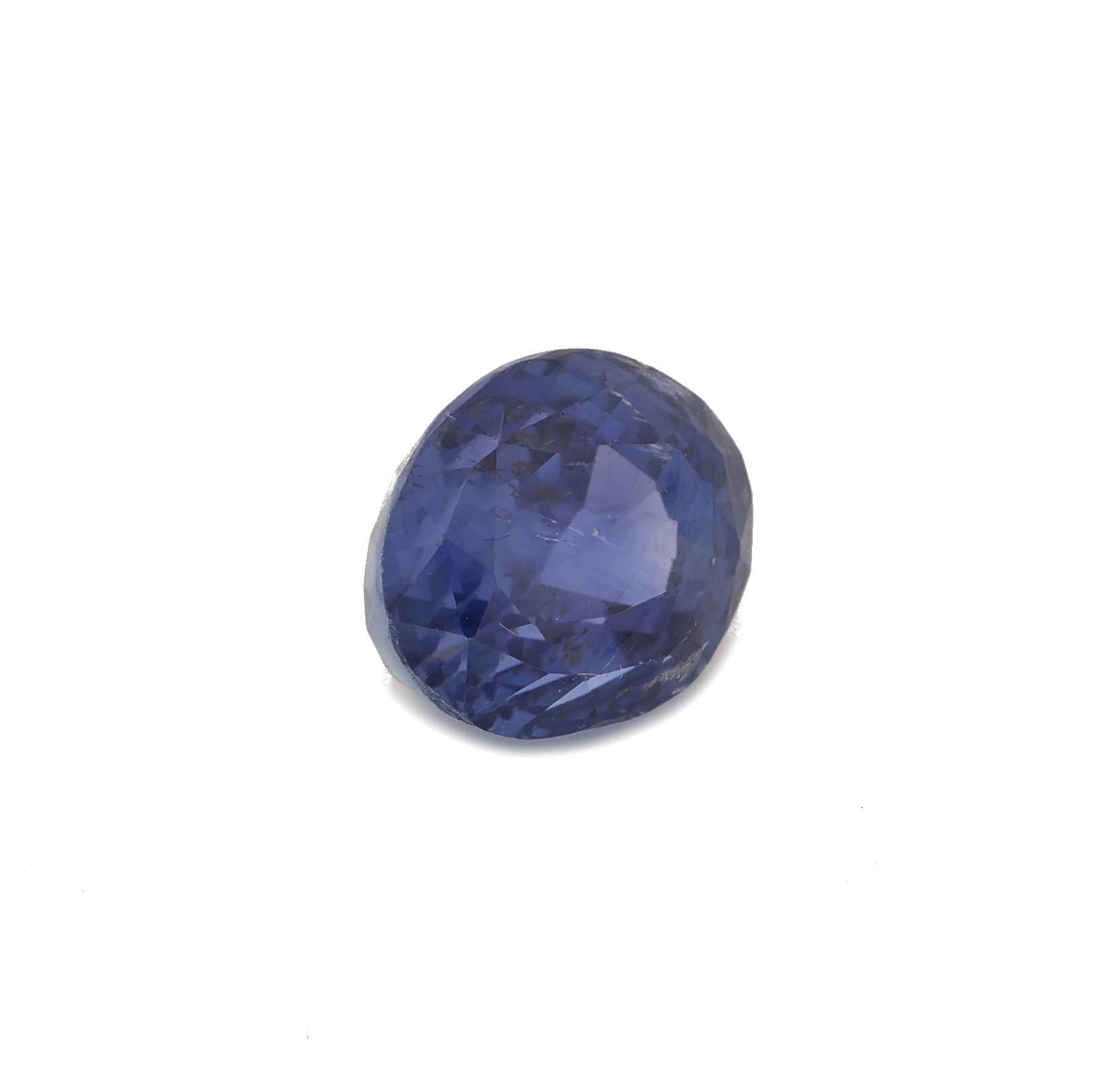 Detail a: Loser Saphir, ca. 2.52 ct, ovalfacett.