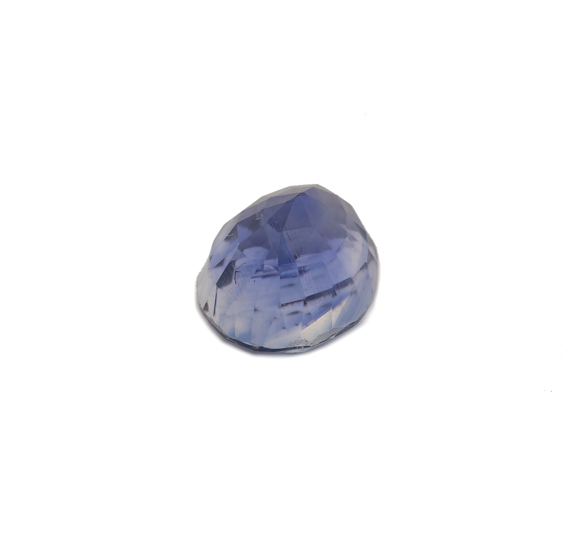 Detail b: Loser Saphir, ca. 2.52 ct, ovalfacett.