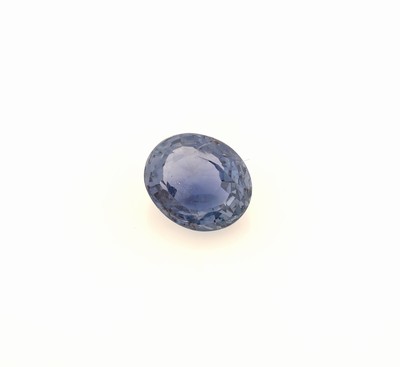 Image 26888271 - Loser Saphir, ca. 3.01 ct, ovalfacett.
