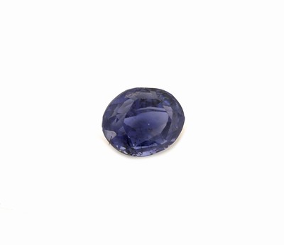 26888274a - Loser Saphir, ca. 2.52 ct, ovalfacett.
