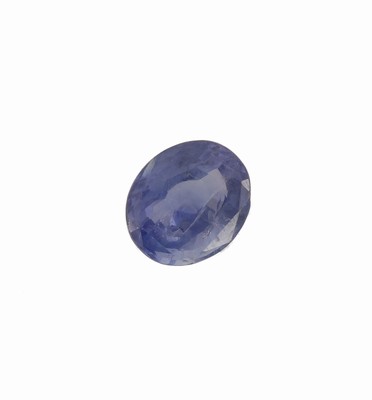 Image 26888275 - Loser Saphir, ca. 2.65 ct, ovalfacett.