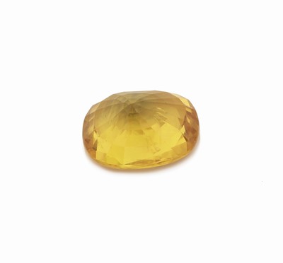 26888280b - Loser gelber Saphir, ca. 4.90 ct, ovalfacett.