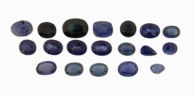 Image 26888283 - Lot lose Saphire, zus. ca. 31 ct, versch. Schliffformen, Größen und ...