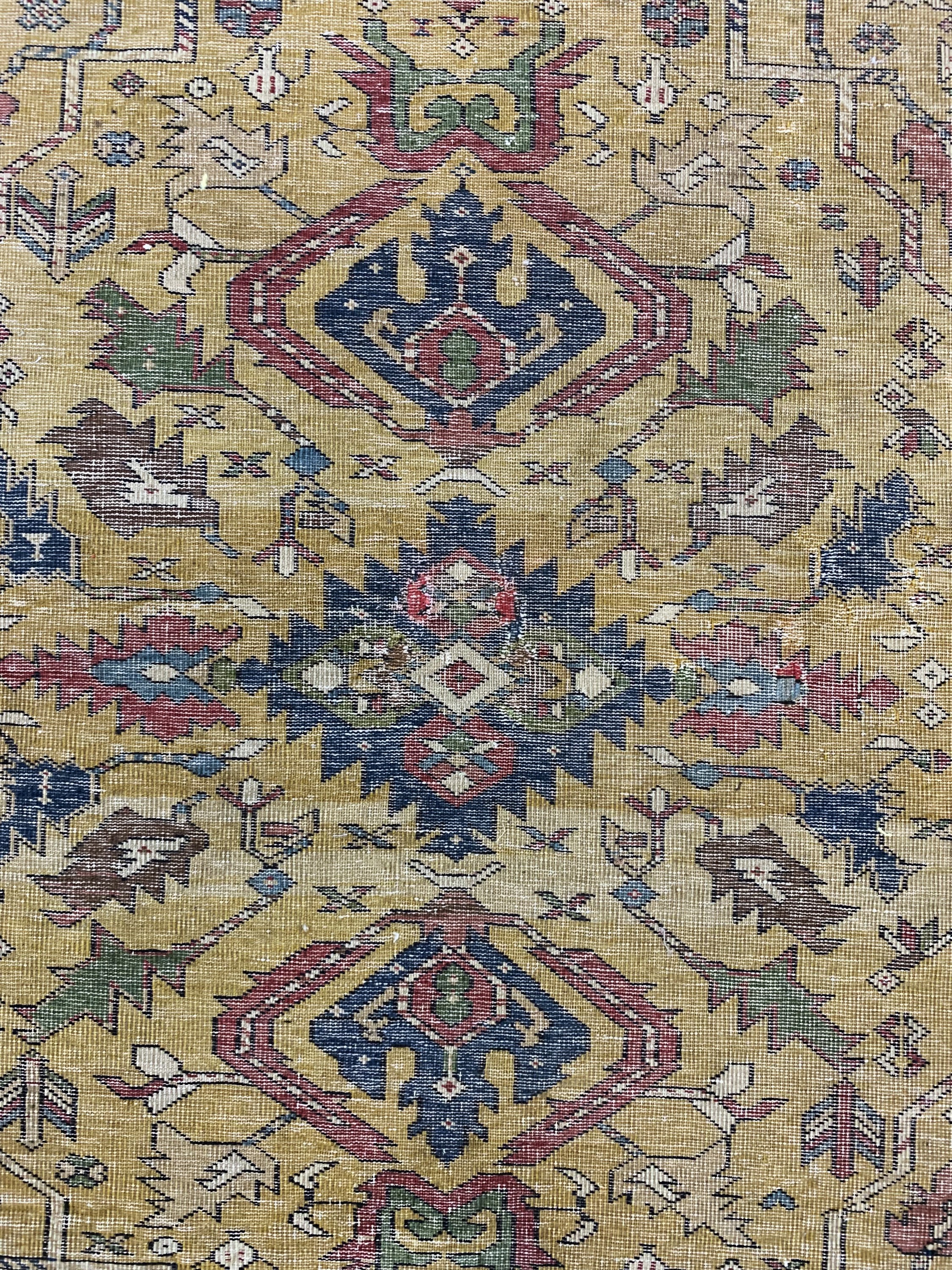 Detail f: "Schirwan"Kazak antik, Kaukasus, 19.Jhd, Wolle auf Wolle, ca. 138 x 112 cm, EHZ: 3, (kleine restaurierungen).