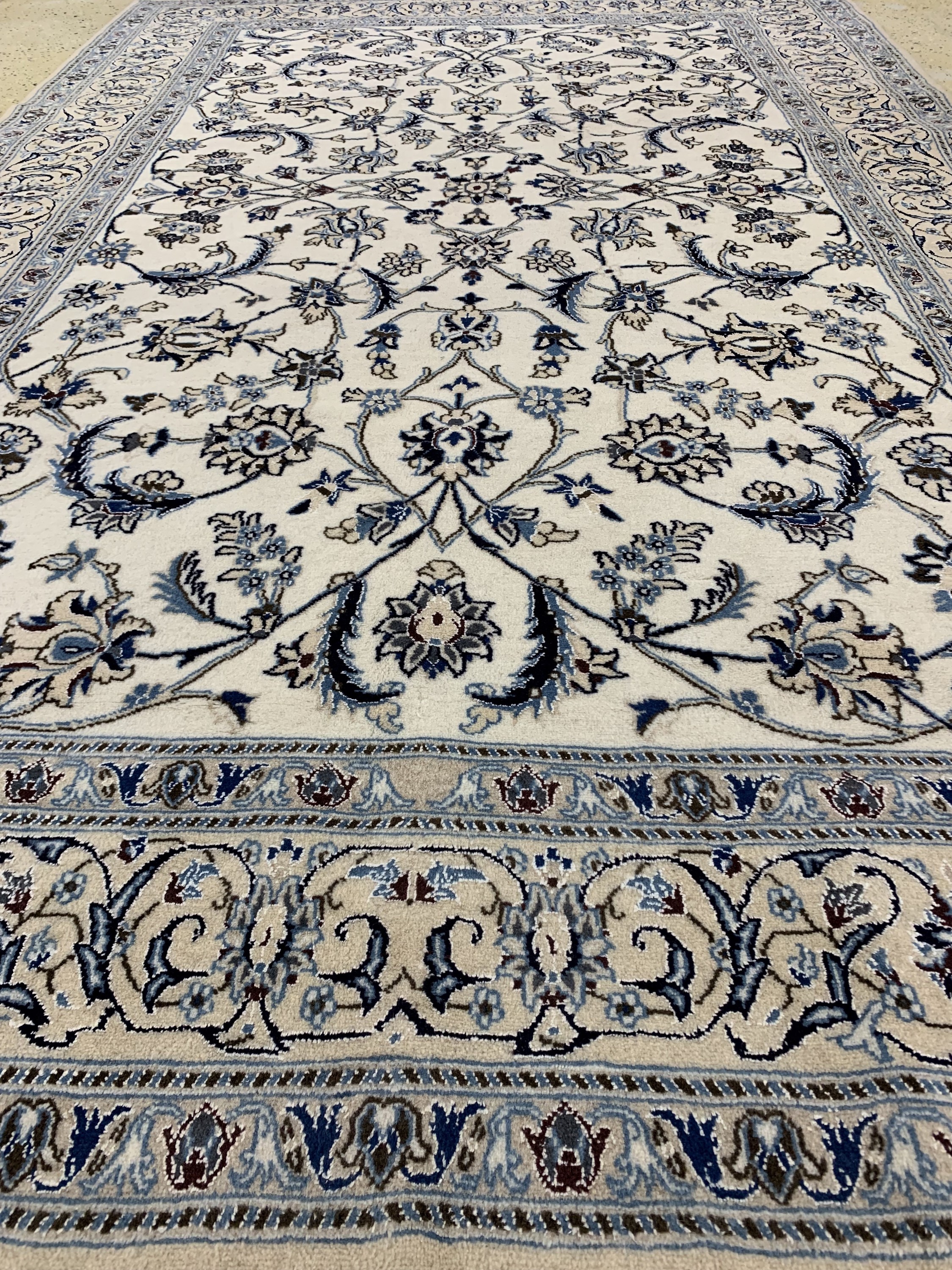 Detail f: Nain, Persien, Ende 20.Jhd, Wolle auf Baumwolle, ca. 310 x 198 cm, EHZ: 1-2(nahezu Neuwertig).