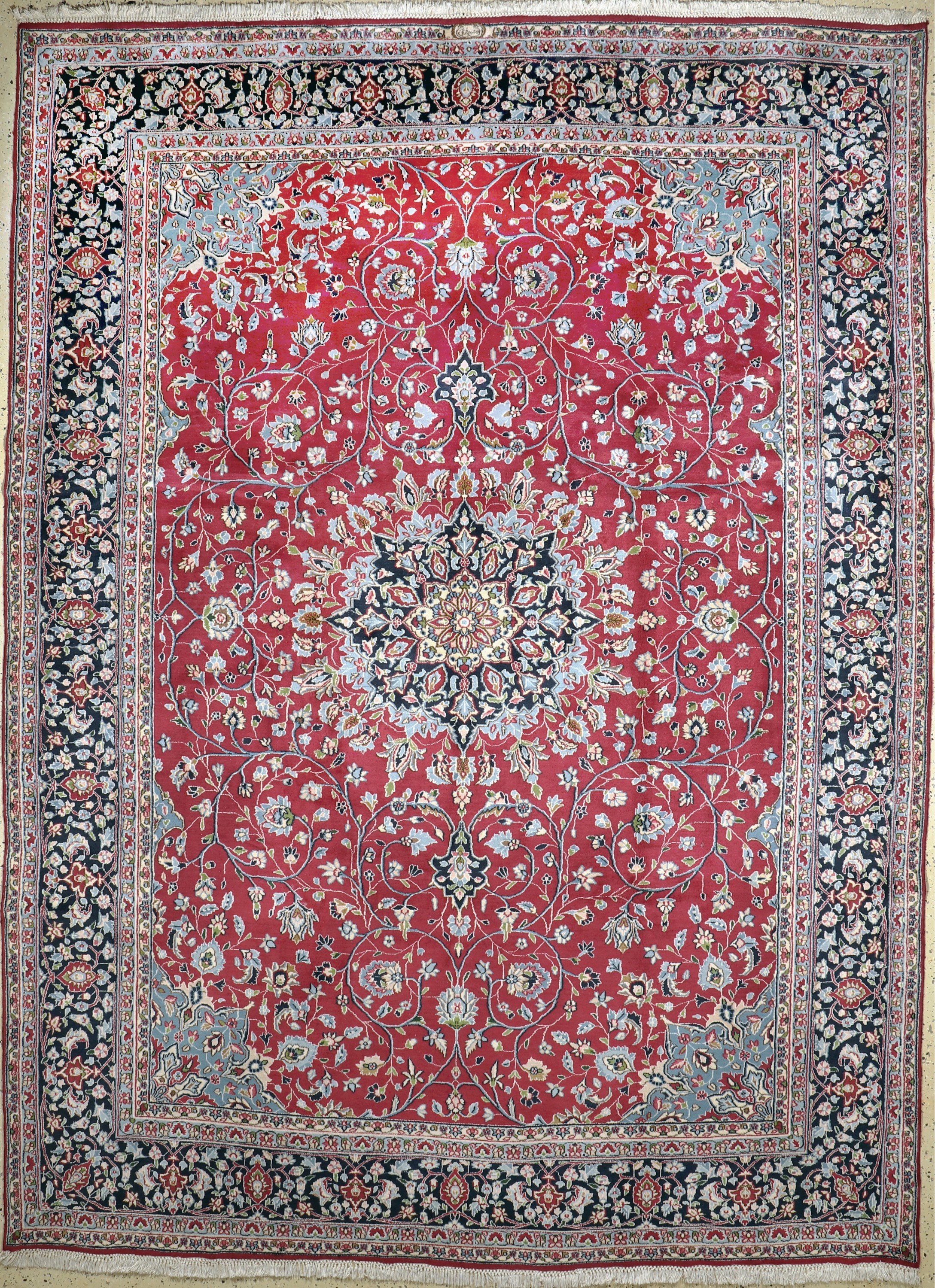Kerman fein, Persien, Ende 20.Jhd, Korkwolle, ca. 363 x 265 cm, EHZ: 1-2(nahezu Neuwertig).