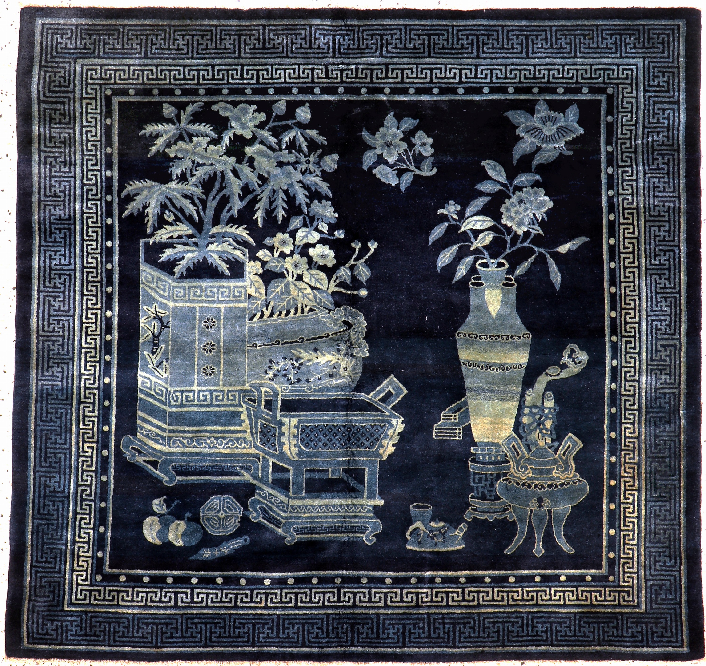 Pao Tow, China, Anfang 20.Jhd, Wolle auf Baumwolle, ca. 175 x 186 cm, EHZ: 2