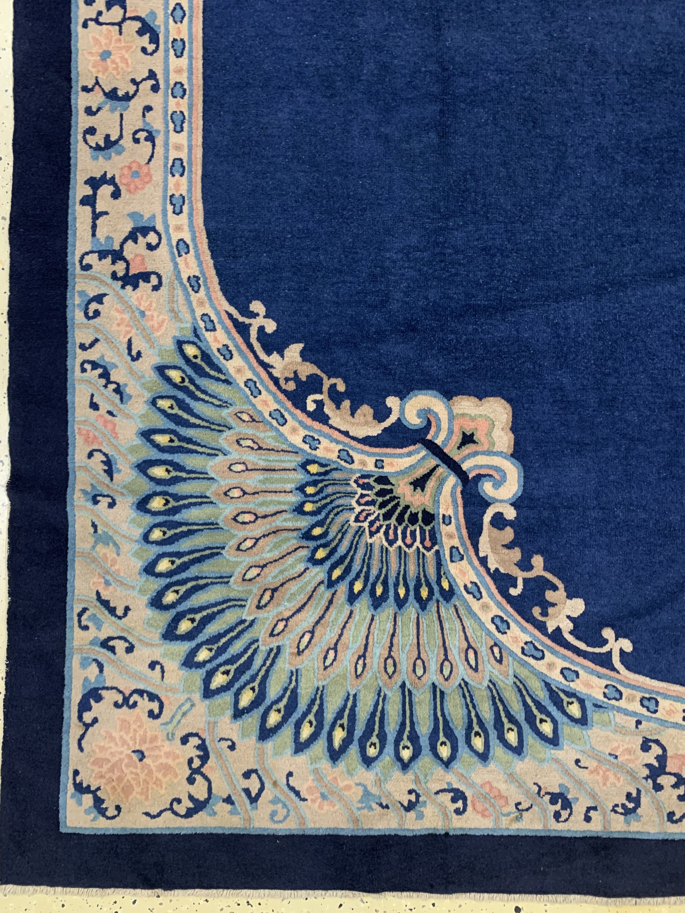 Detail b: Peking antik, China, um 1900, Wolle auf Baumwolle, ca. 322 x 252 cm, EHZ: 2