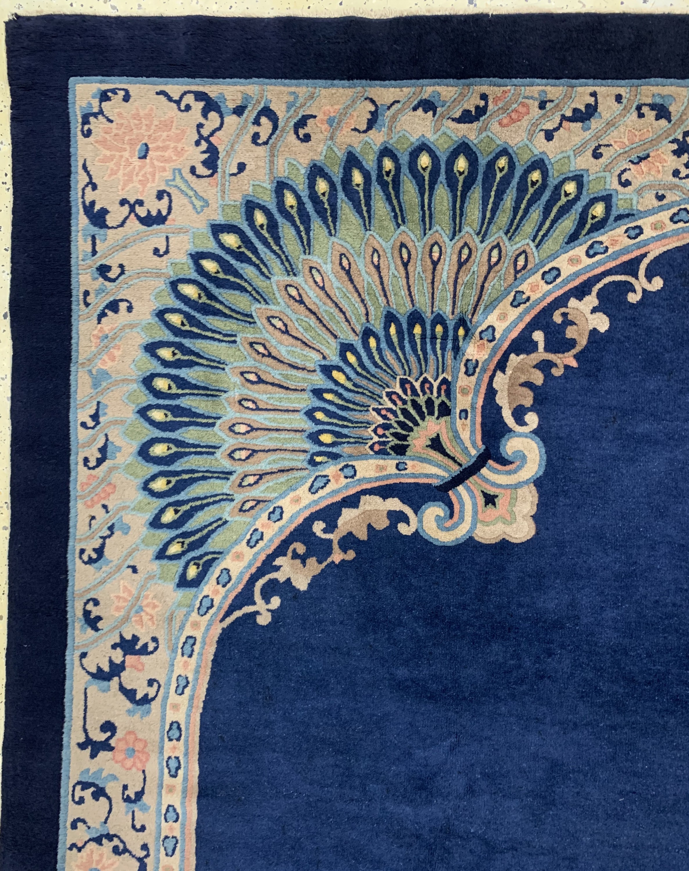 Detail c: Peking antik, China, um 1900, Wolle auf Baumwolle, ca. 322 x 252 cm, EHZ: 2