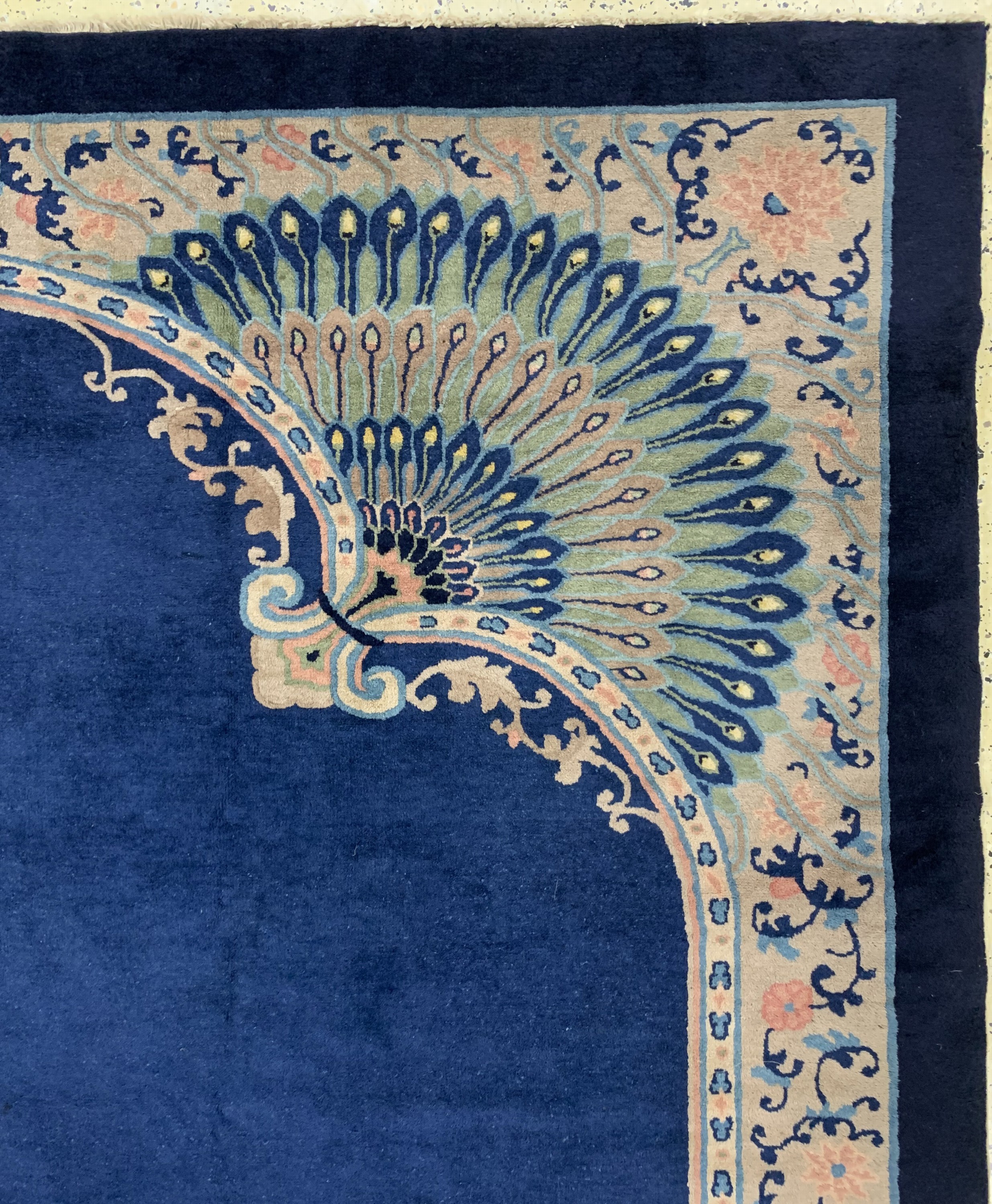 Detail d: Peking antik, China, um 1900, Wolle auf Baumwolle, ca. 322 x 252 cm, EHZ: 2