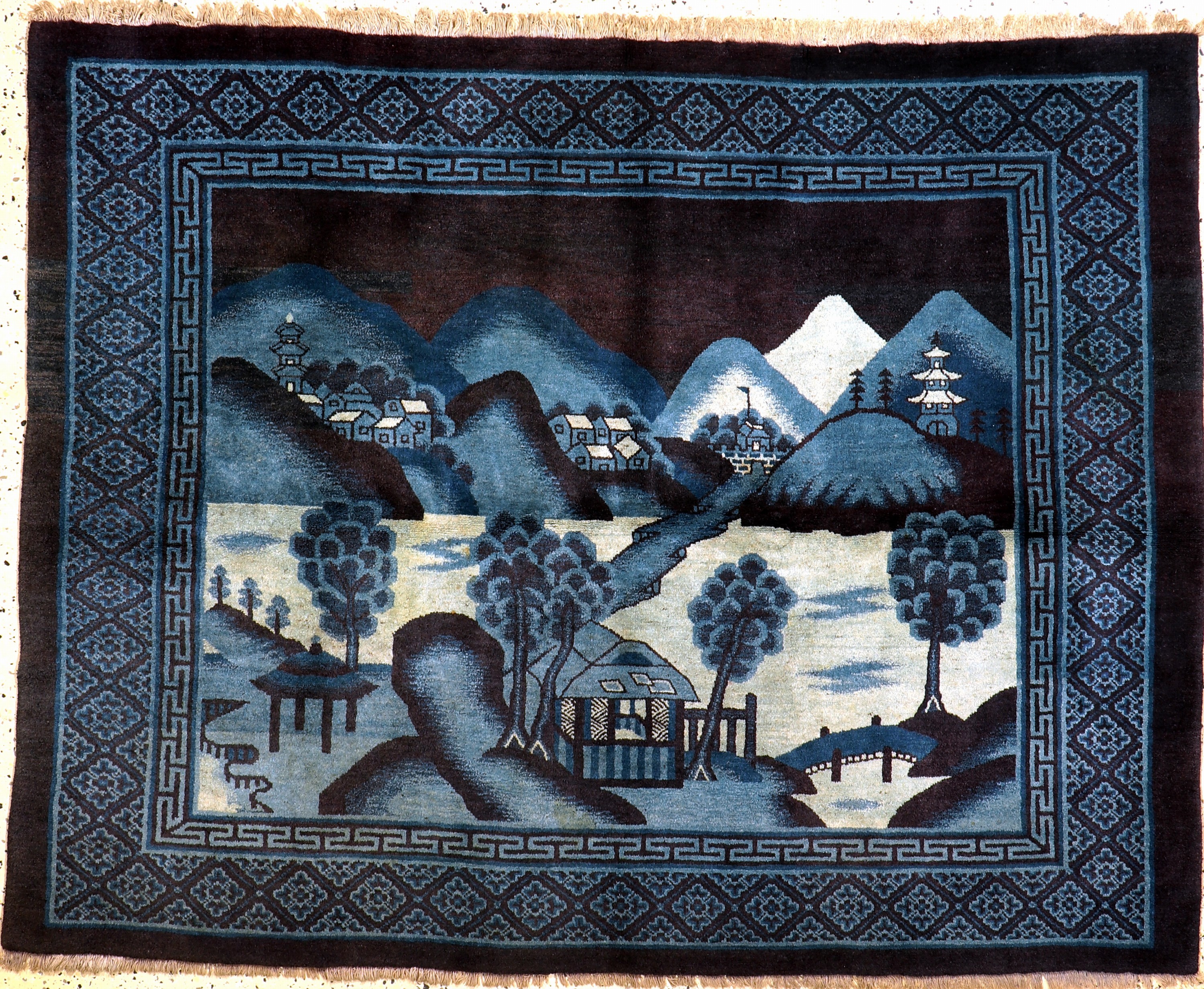 Pao Tow, China, Anfang 20.Jhd, Wolle auf Baumwolle, ca. 190 x 148 cm, EHZ: 2