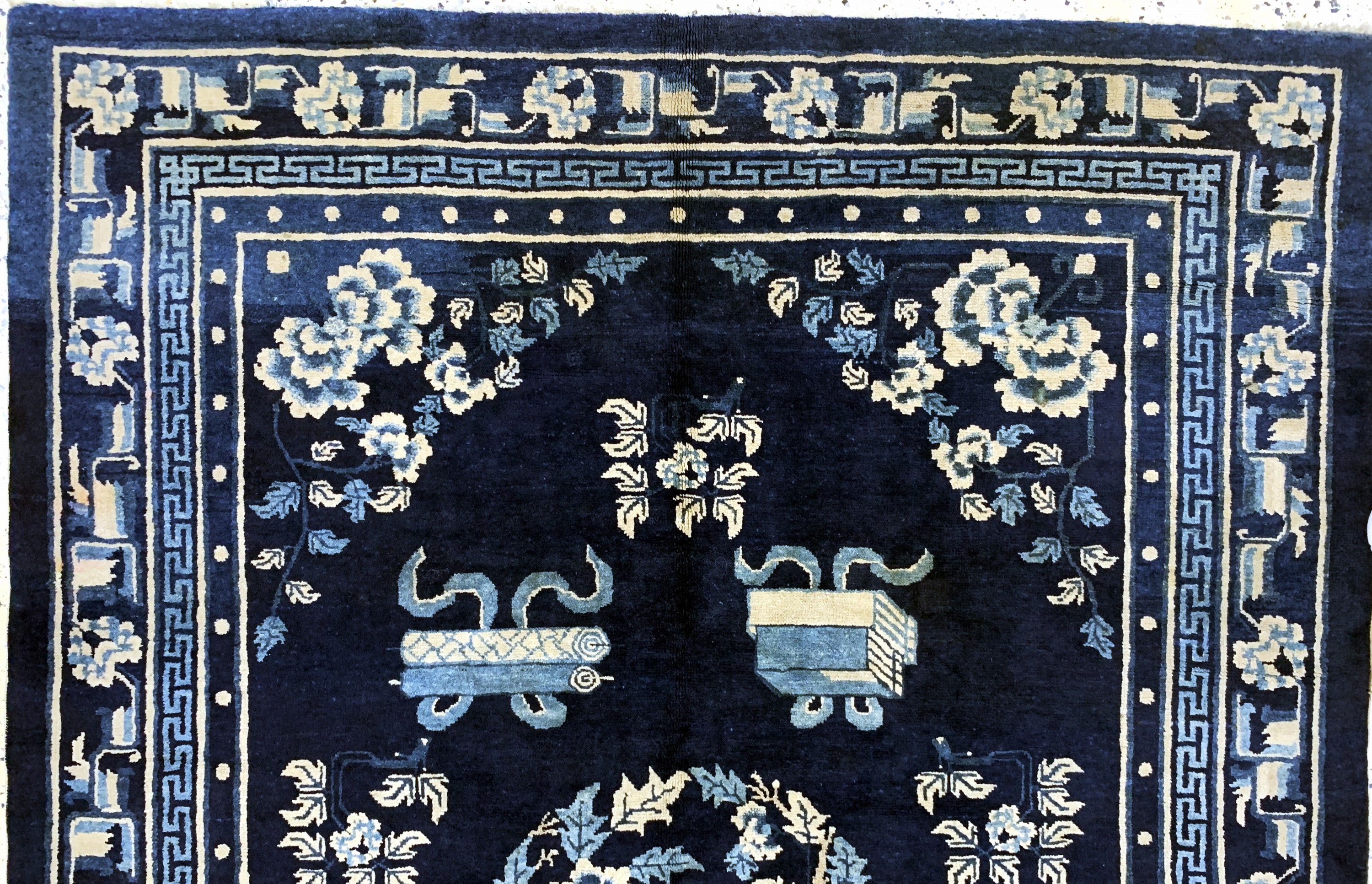 Detail a: Peking antik, China, um 1900, Wolle auf Baumwolle, ca. 217 x 160 cm, EHZ: 2
