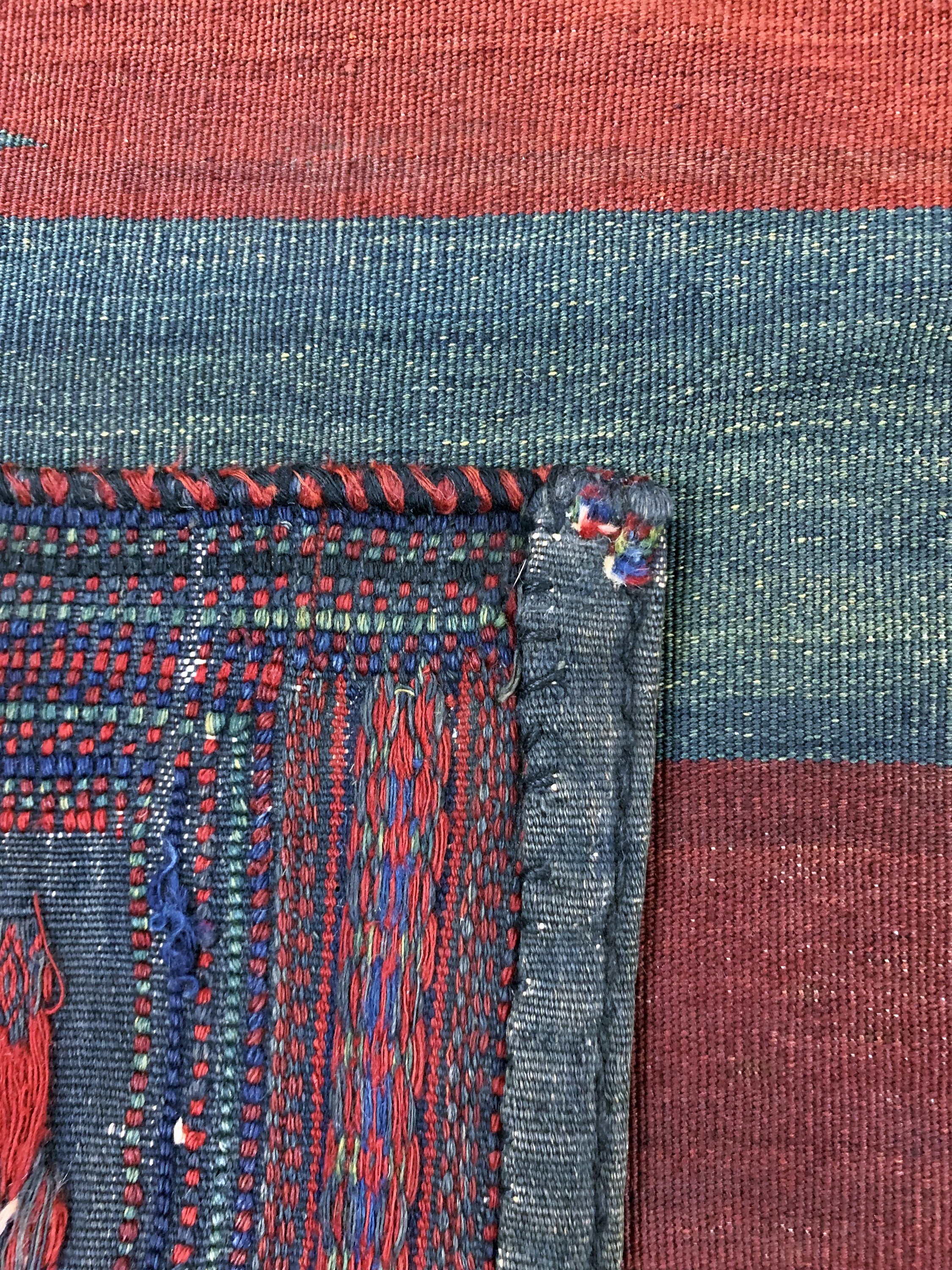 Detail d: Afschar"Rukorsi"alt, Persien, Anfang 20.Jhd, Wolle auf Wolle, ca. 160 x 160 cm, EHZ: 2