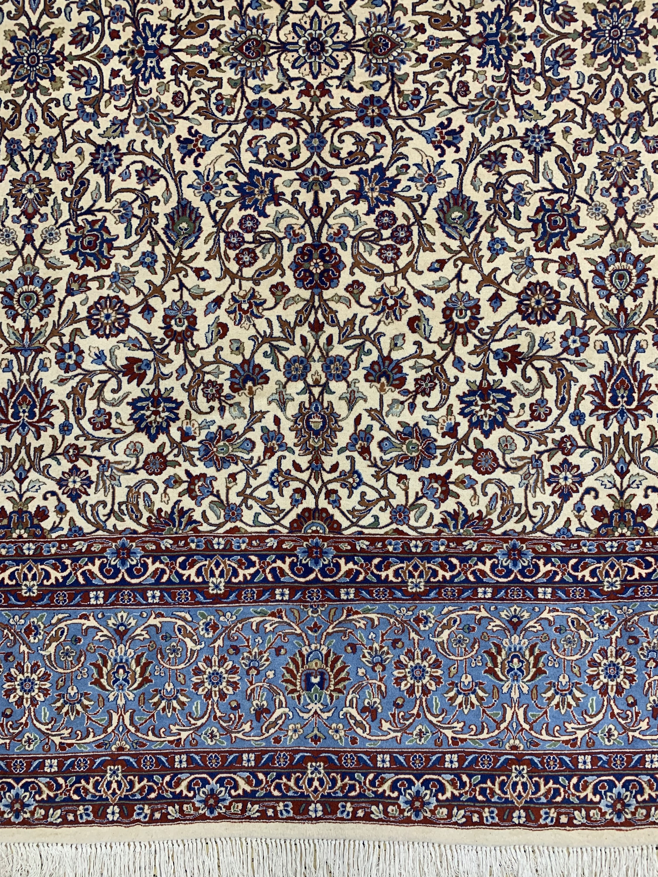 Detail b: Kerman Kork fein, Persien, Ende 20.Jhd, Korkwolle auf Baumwolle, ca. 490 x 345 cm, EHZ: 1-2(nahezu Neuwertig).