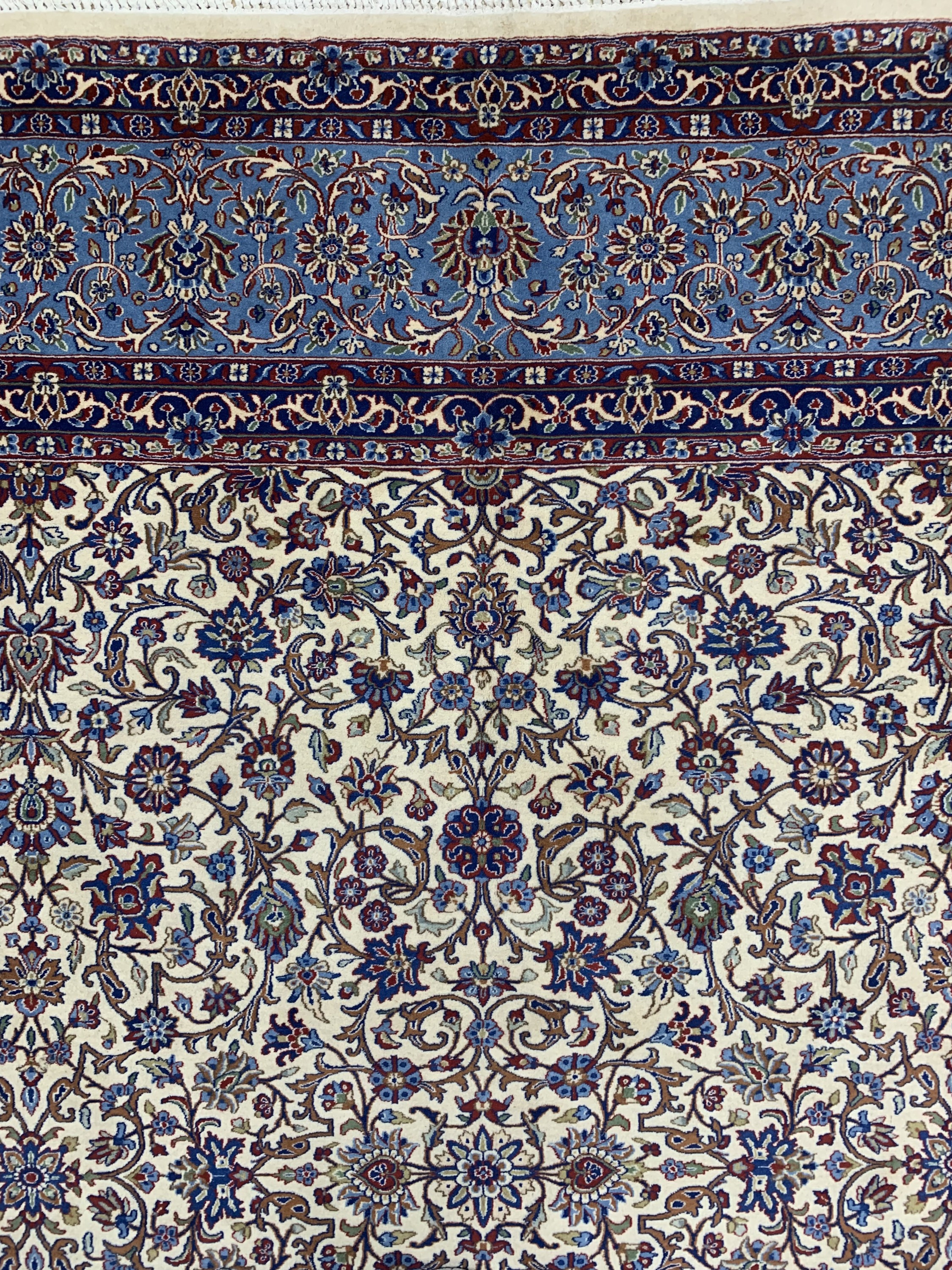 Detail f: Kerman Kork fein, Persien, Ende 20.Jhd, Korkwolle auf Baumwolle, ca. 490 x 345 cm, EHZ: 1-2(nahezu Neuwertig).