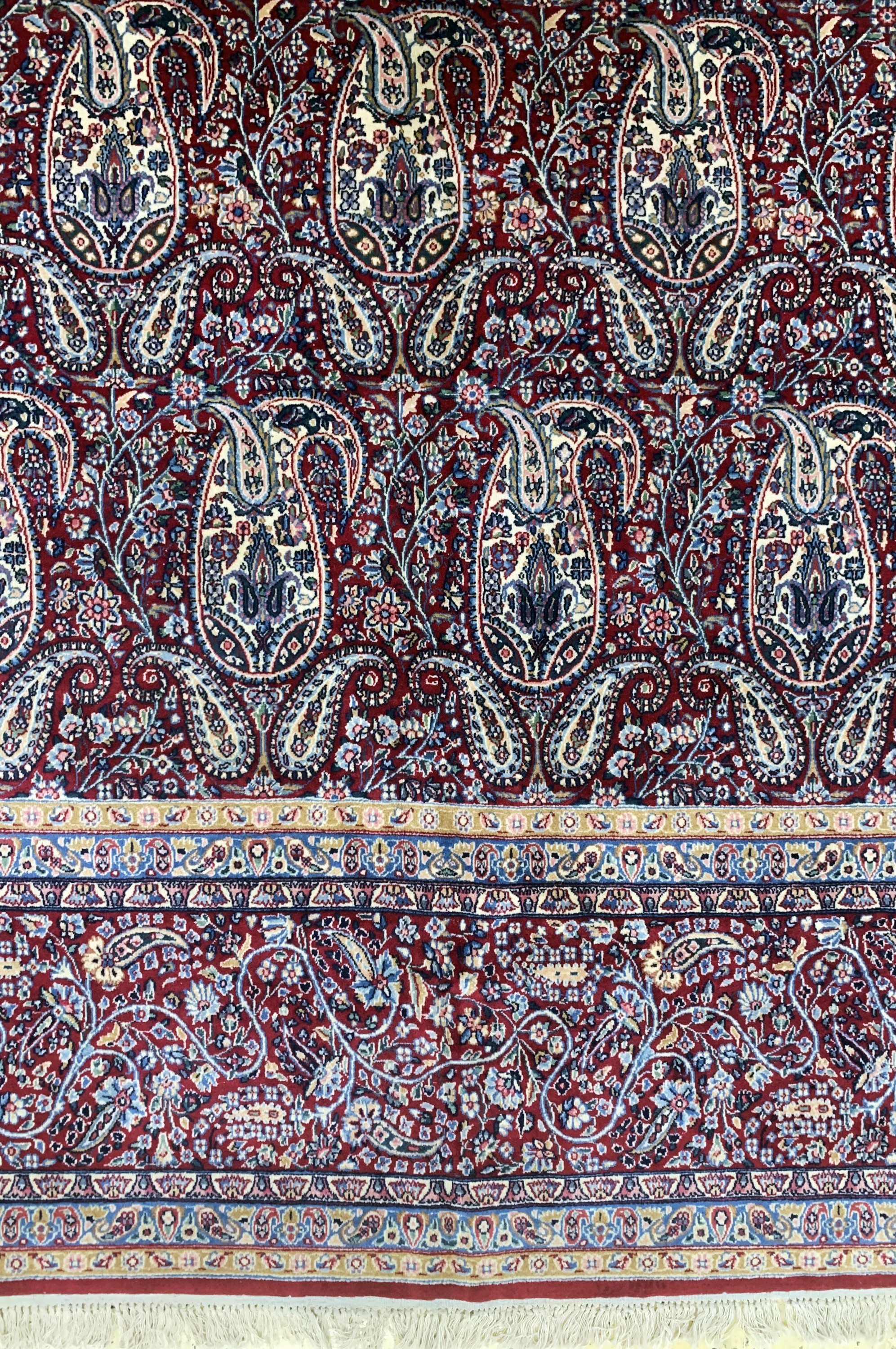Detail f: Kerman Kork fein, Persien, Mitte 20.Jhd, Korkwolle auf Baumwolle, ca. 507 x 345 cm, EHZ: 1-2(nahezu Neuwertig).