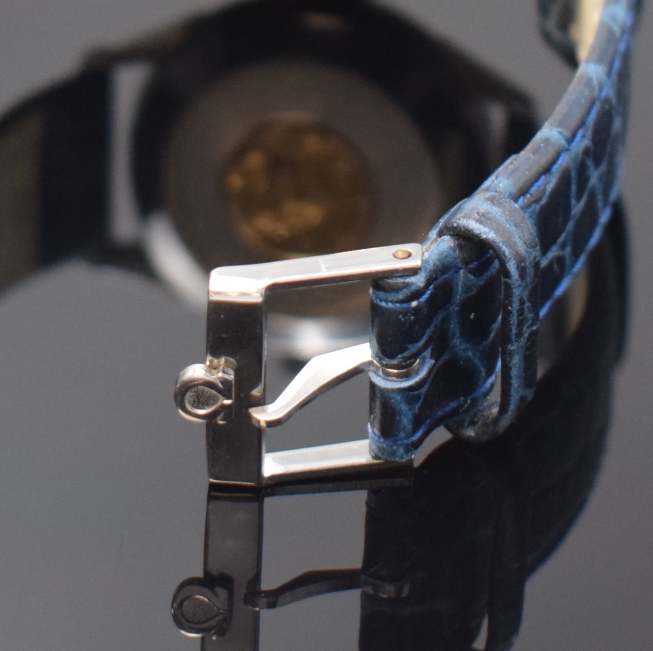 Detail b: OMEGA Constellation Chronometer Armbanduhr in Stahl Referenz 2852, Schweiz um 1956, Automatik, Geh. m. aufgedr. Boden, einges. Sternwarten-Plakette ...
